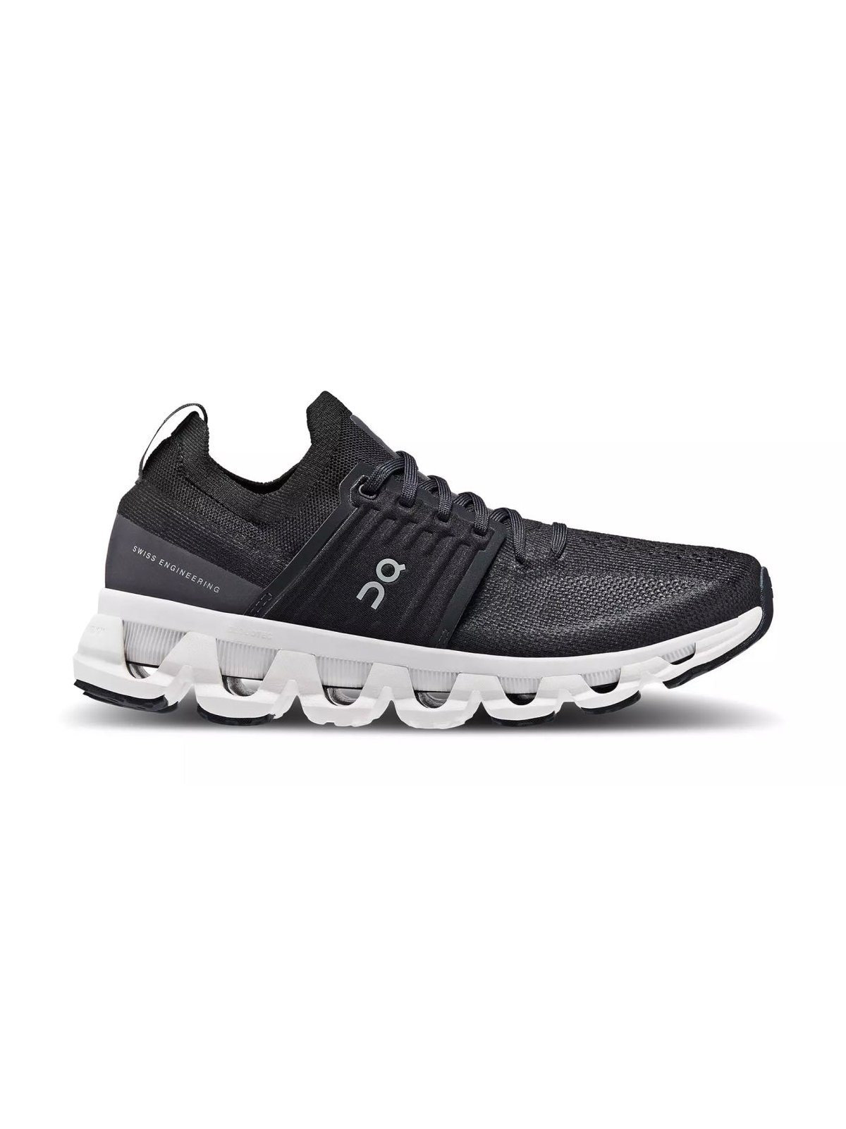 On Running Cloudswift Sneaker — Black, view 6