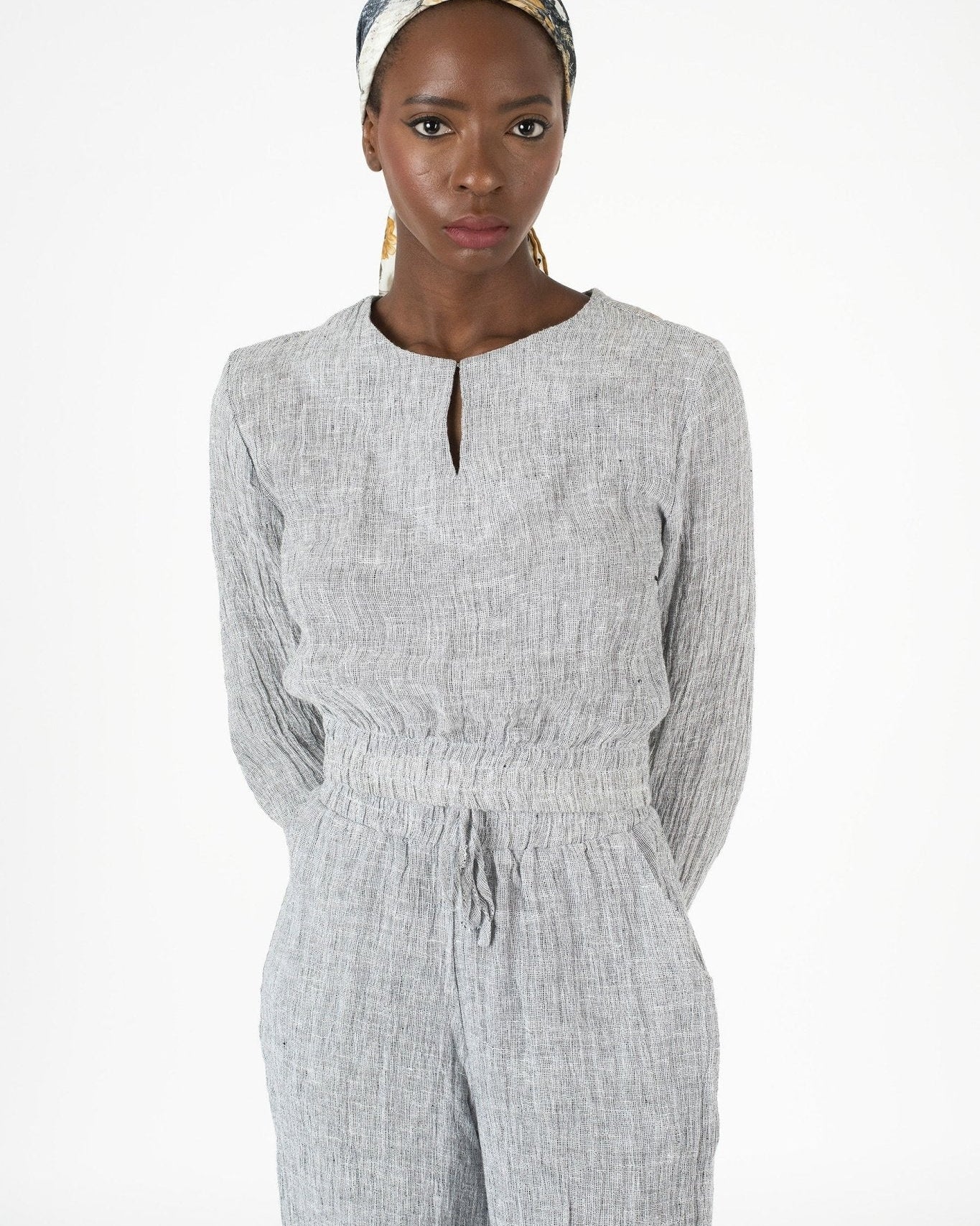 The Linen Set: Modest Two-Piece Matching Set, view 2