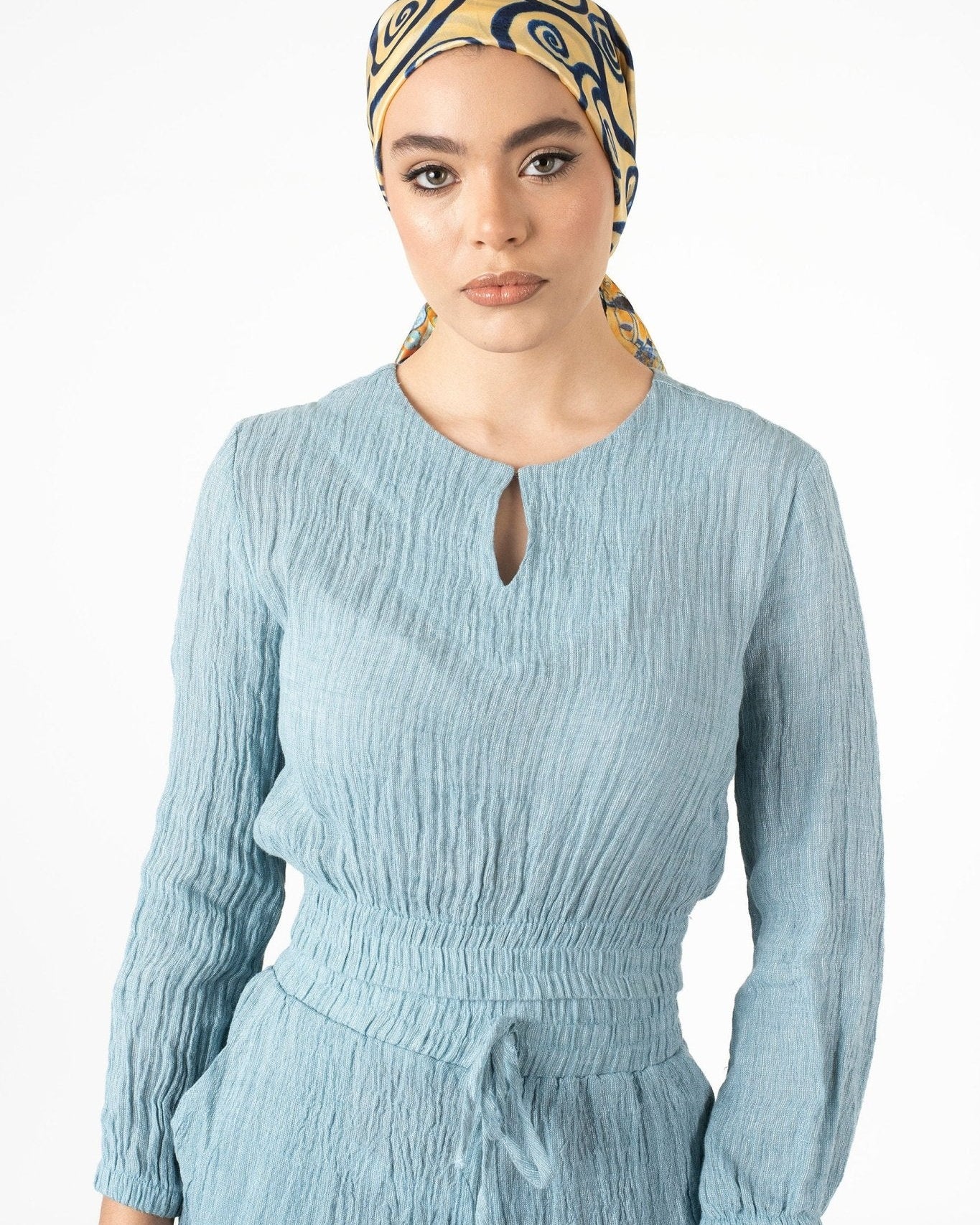 The Linen Set: Modest Two-Piece Matching Set, view 4