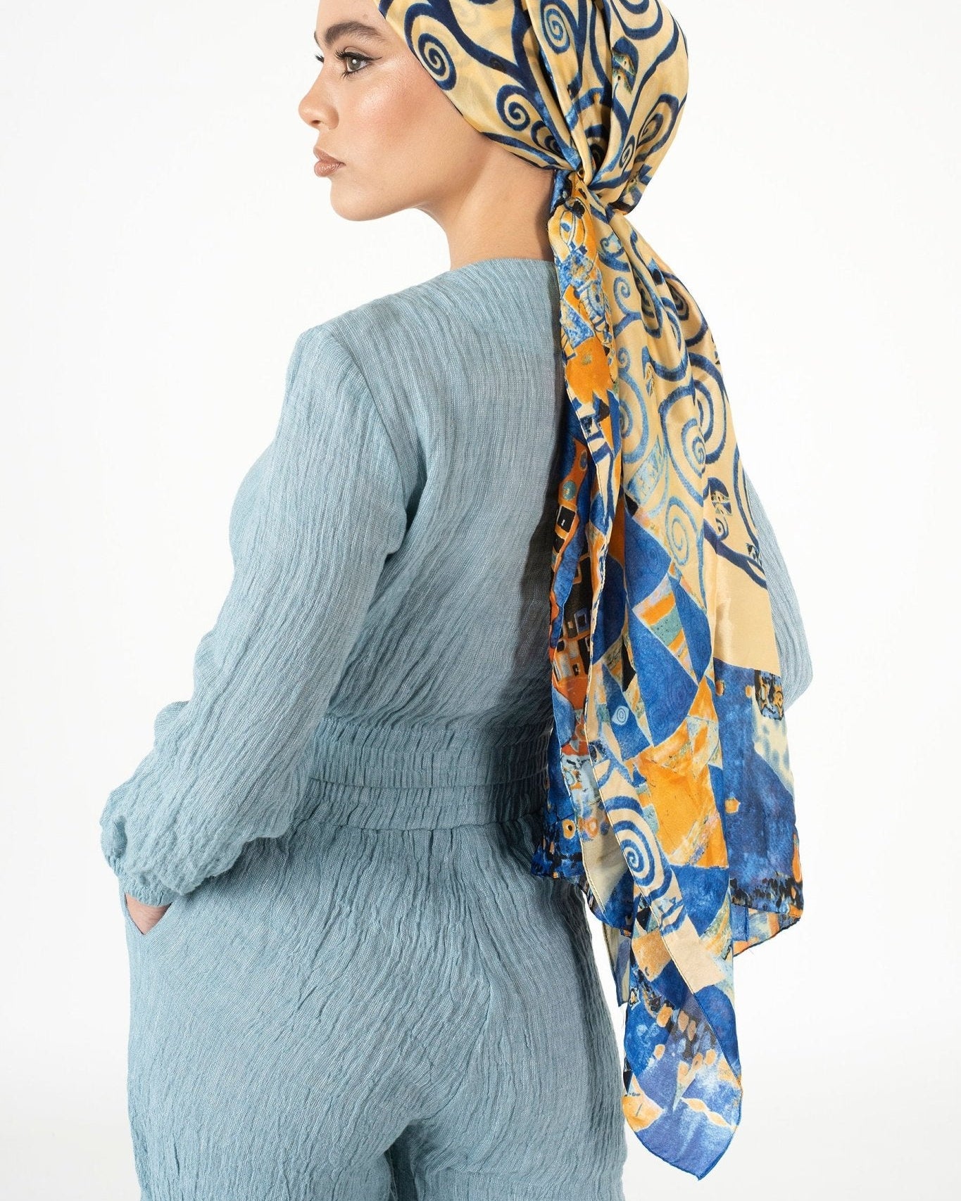 The Linen Set: Modest Two-Piece Matching Set, view 6