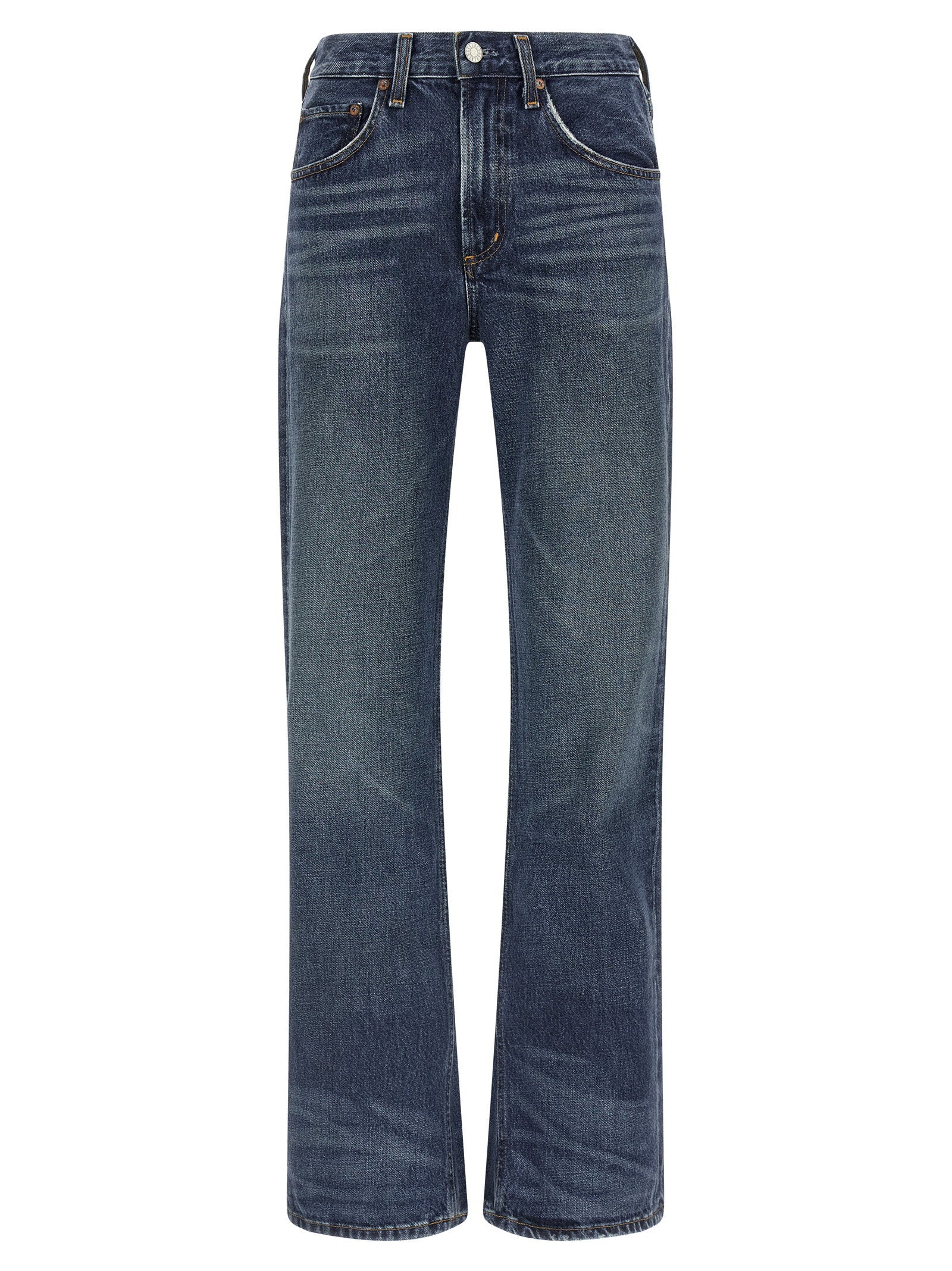 Agolde Kick Boot Jeans — Navy by Agolde