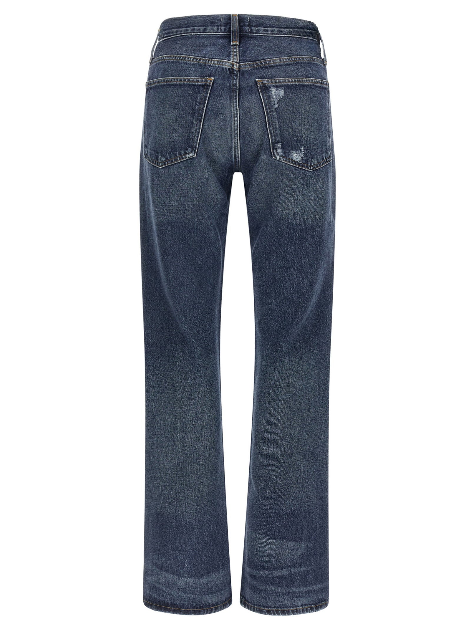 Agolde Kick Boot Jeans — Navy, view 2