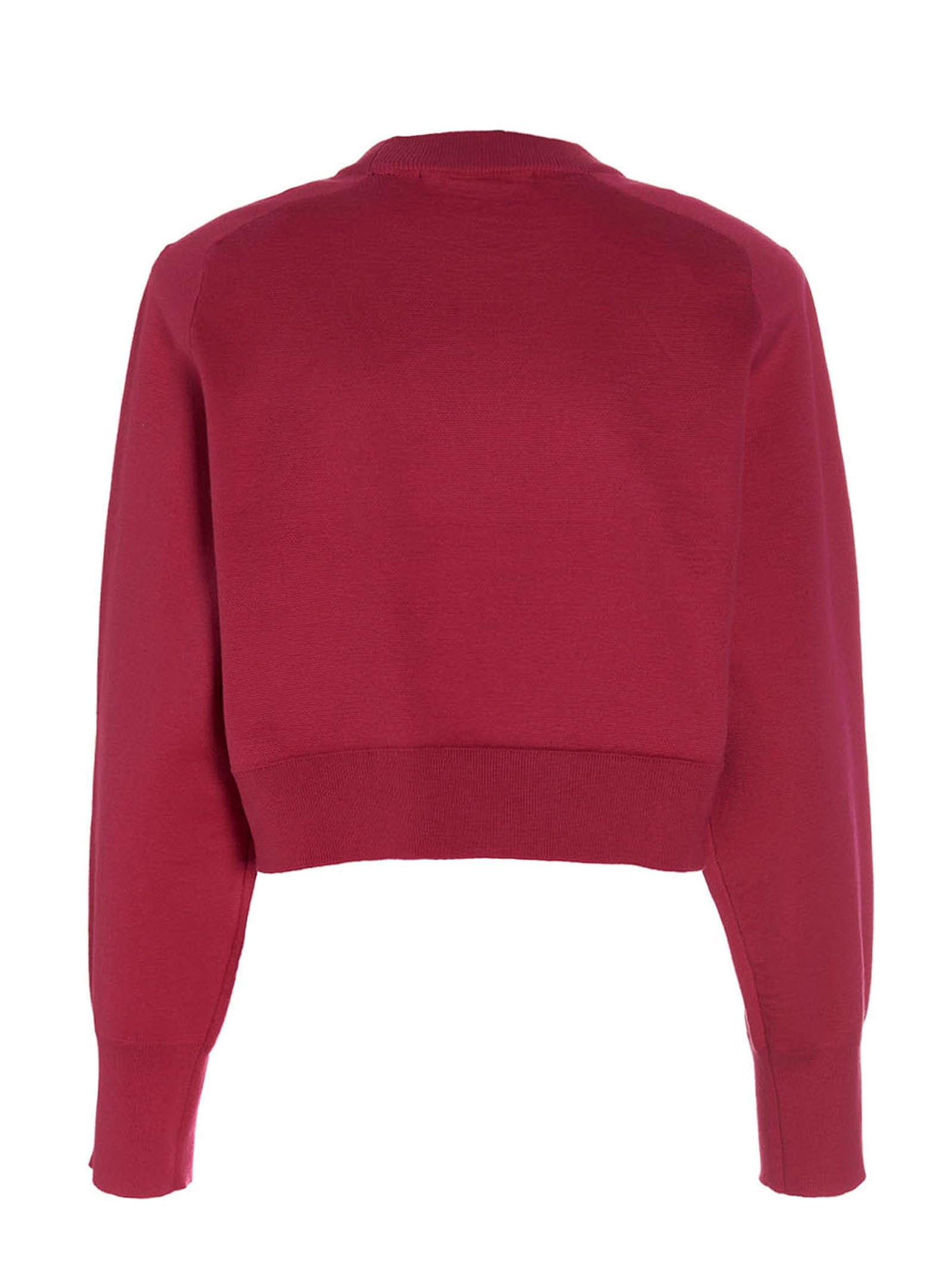 Rotate Birger Christensen Rhinestone-Embellished Sweatshirt — burgundy, view 2