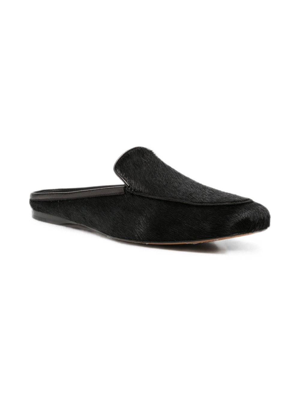 Forte Forte Ponyskin Flat — Black, view 4