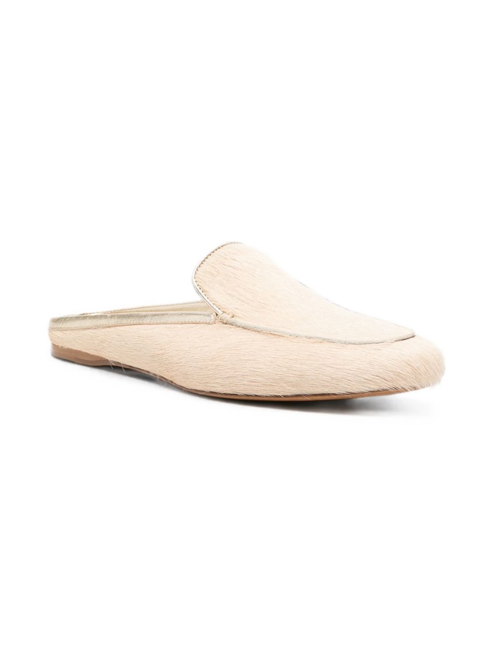 Forte Forte Ponyskin Loafer — Beige, view 4