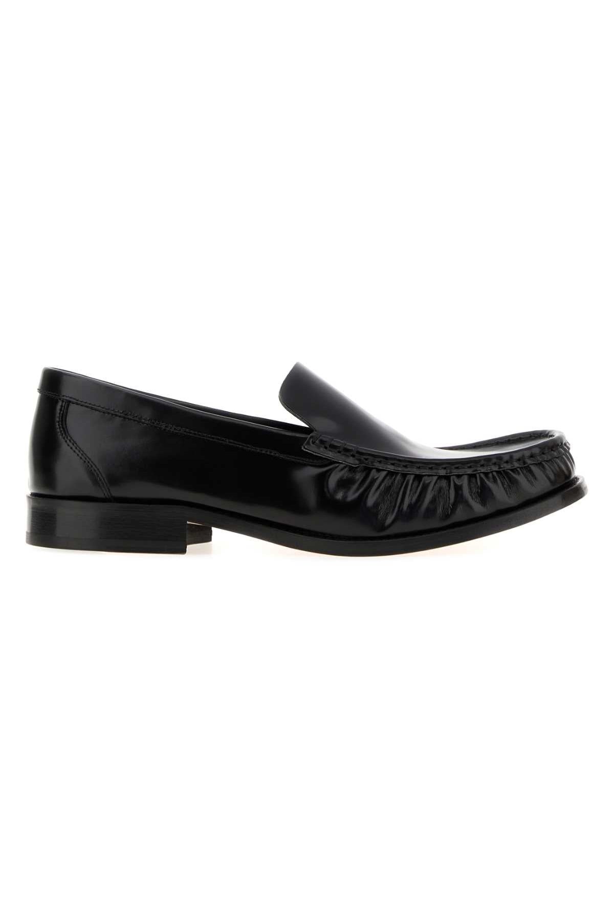 A.P.C. Calf Leather Mocassins Loafers — Black by A.p.c.