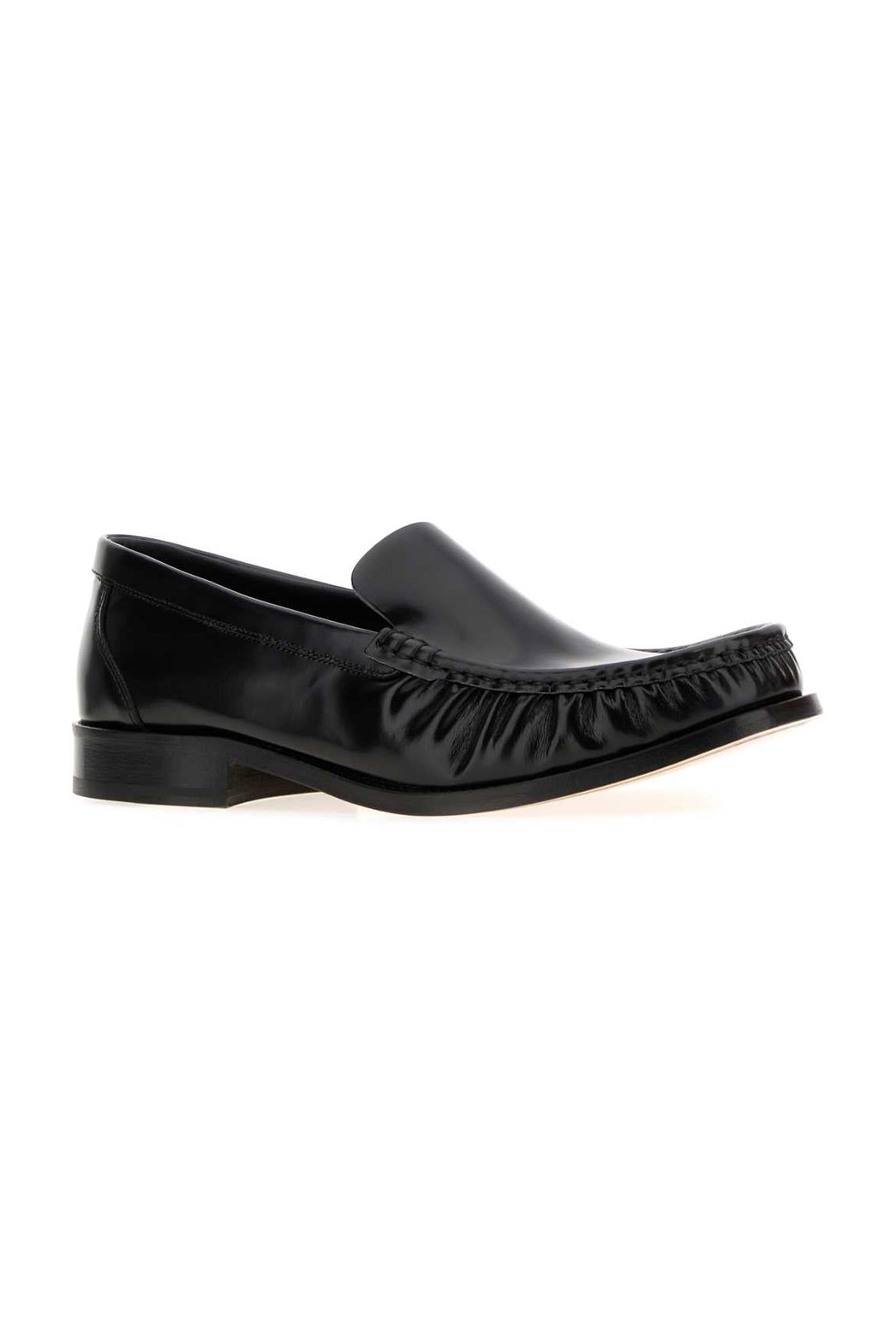 A.P.C. Calf Leather Mocassins Loafers — Black, view 2