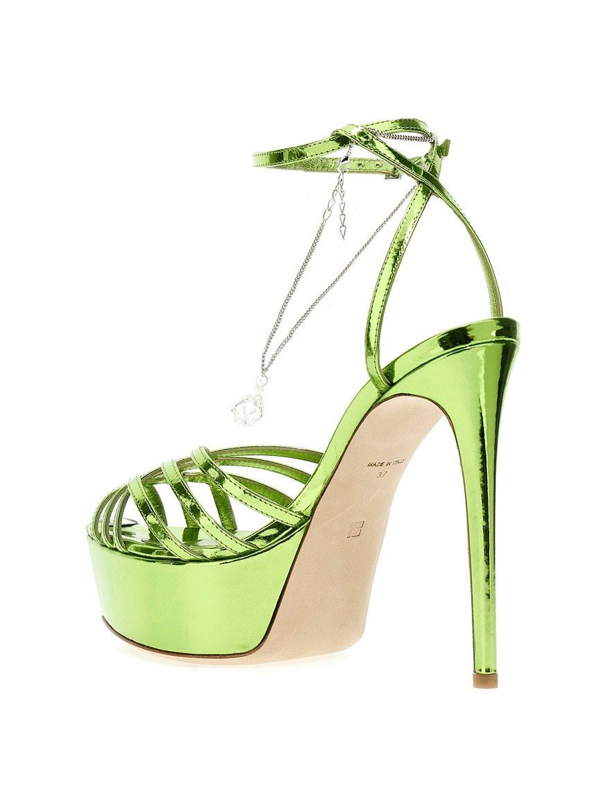 Nicolo' Beretta Heidi Sandal — Lime, view 2