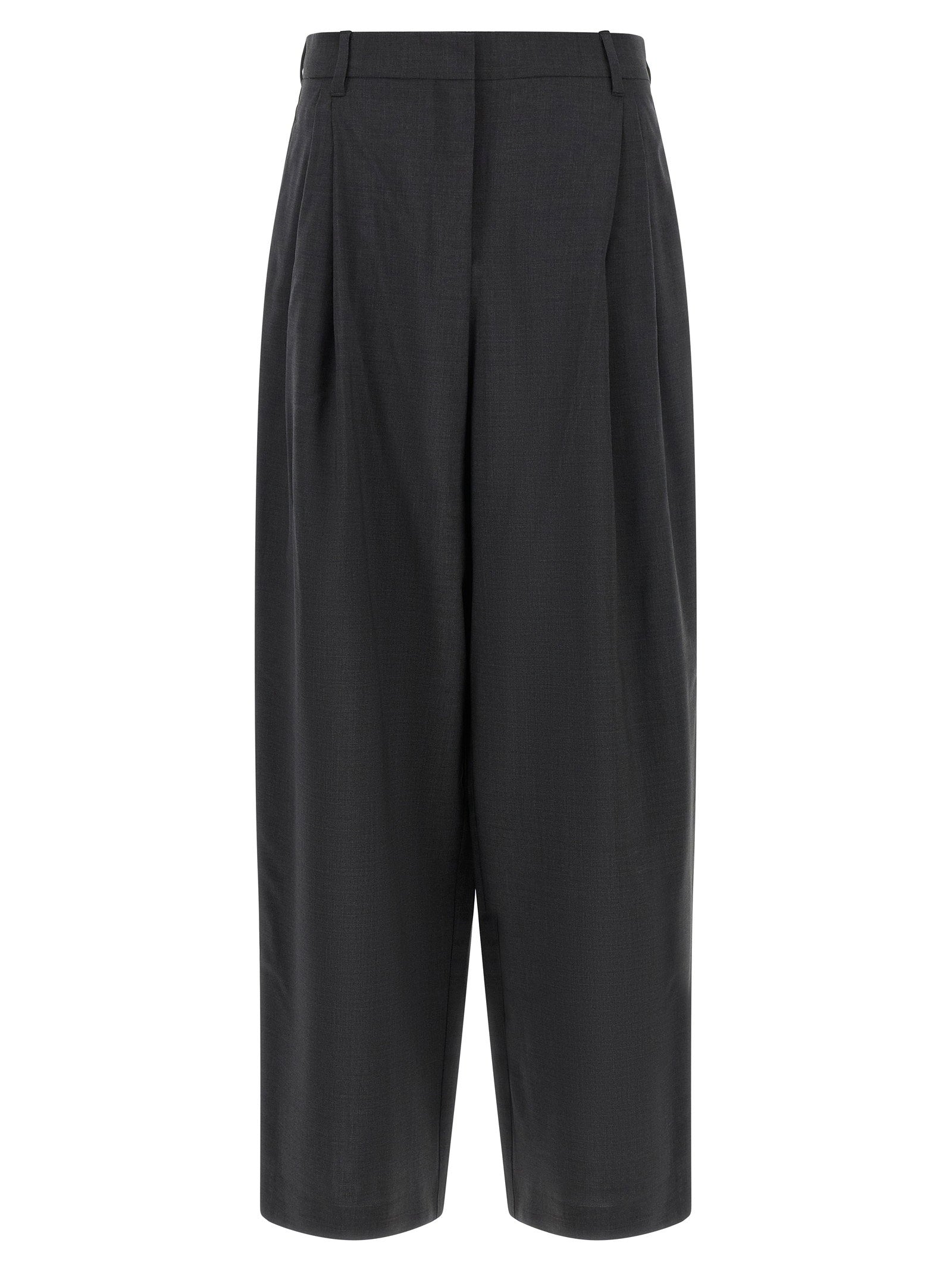 Max Mara 'S Trousers — Charcoal - 42 IT by Max Mara 'S