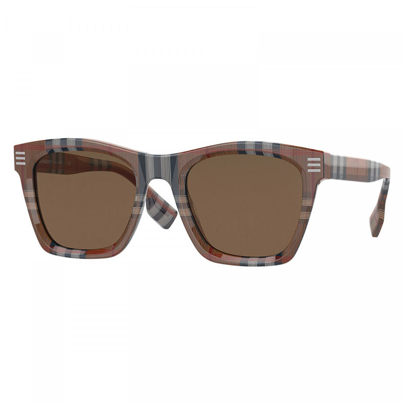 Burberry Plaid-Patterned Frame Sunglasses — Brown by Burberry