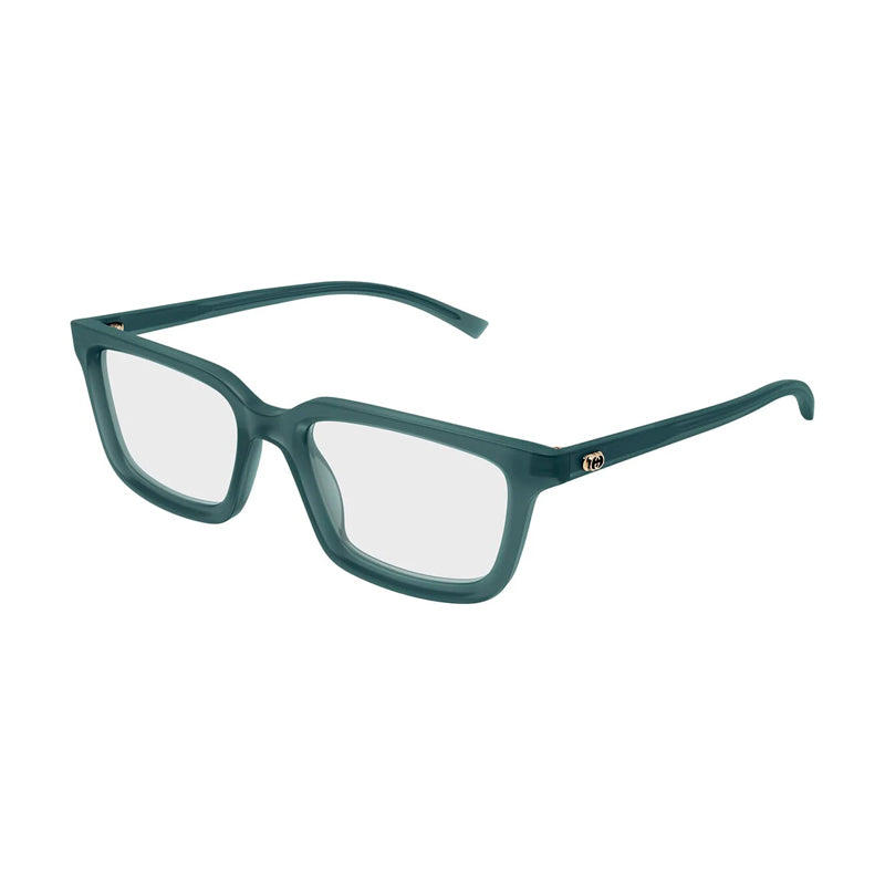 Gucci Square-Frame Optical Eyeglasses — Green by Gucci