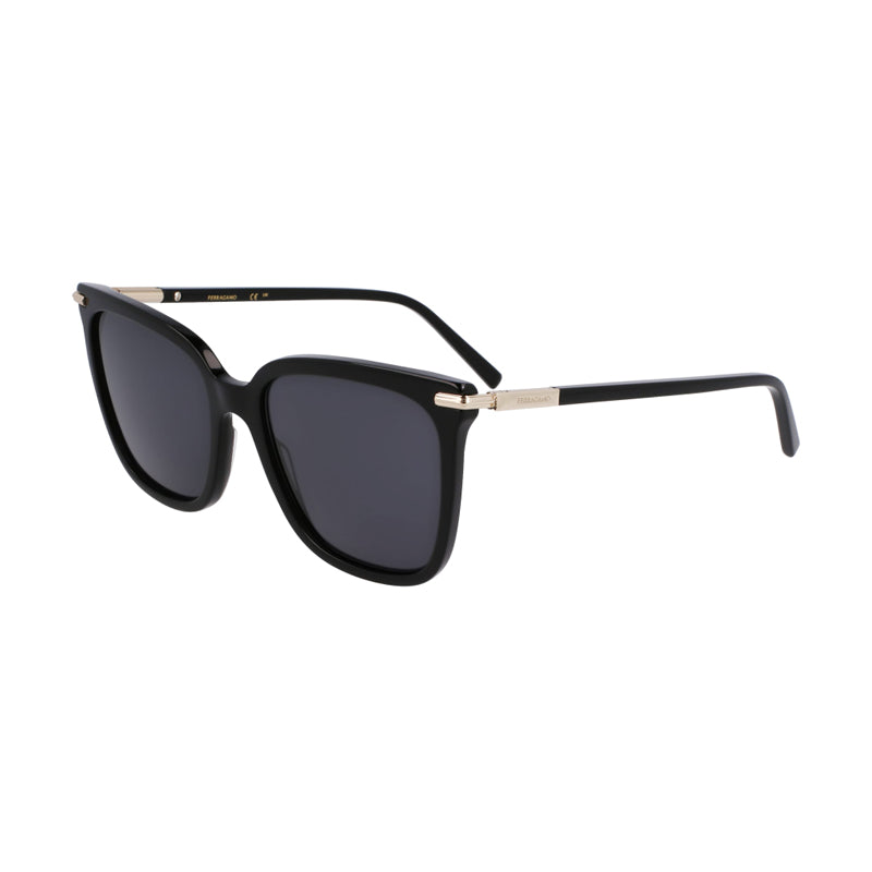 Ferragamo SF2037S001 Frame and Lens Sunglasses — Black by Ferragamo