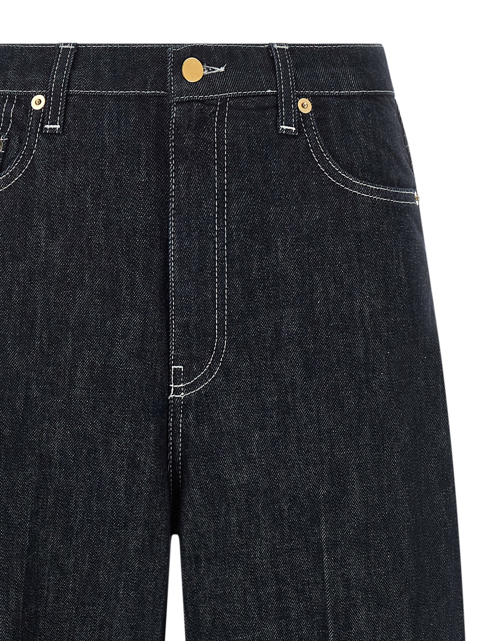 Fabiana Filippi Barrel Jeans — Indigo, view 3