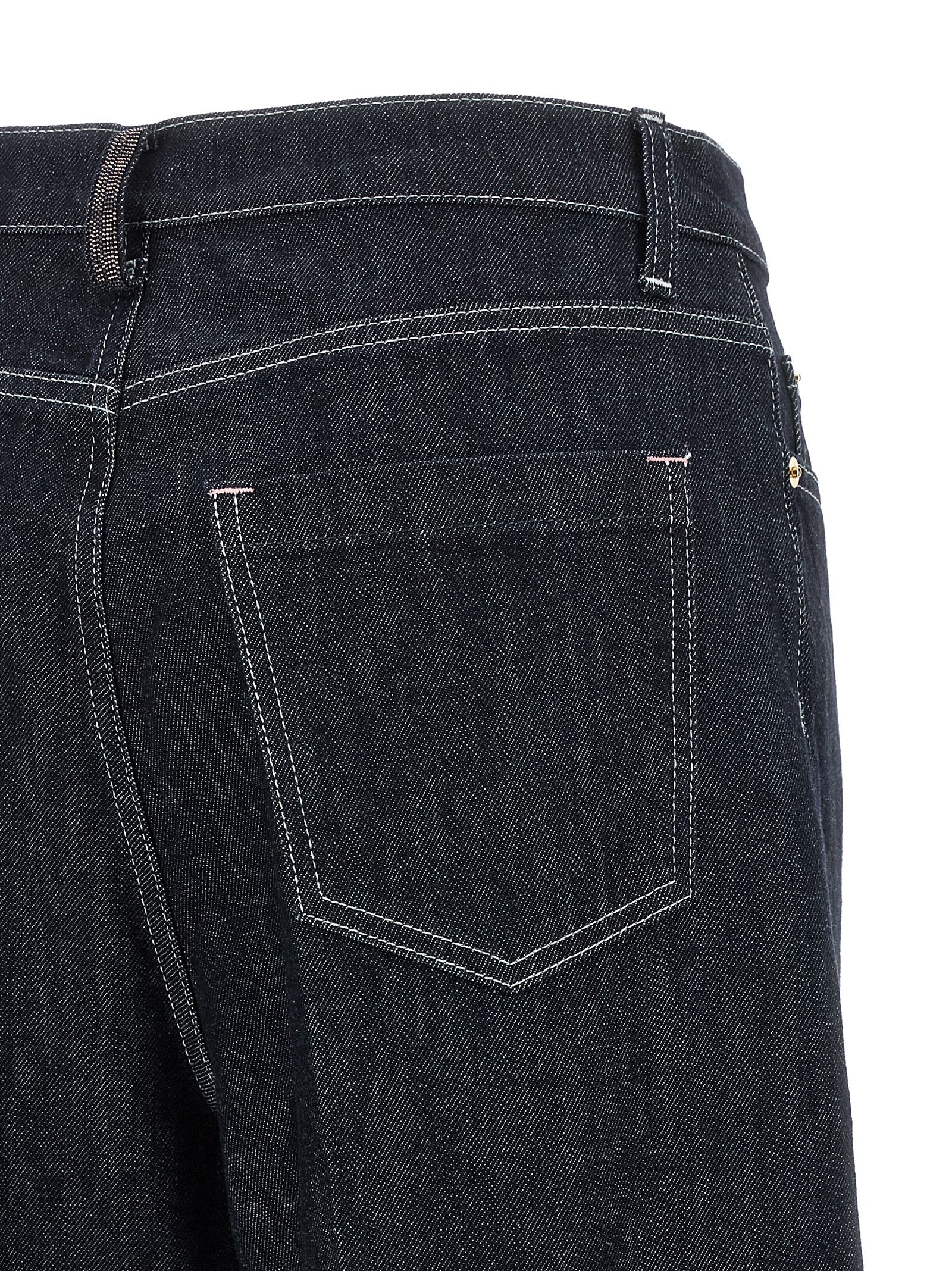 Fabiana Filippi Barrel Jeans — Indigo, view 4