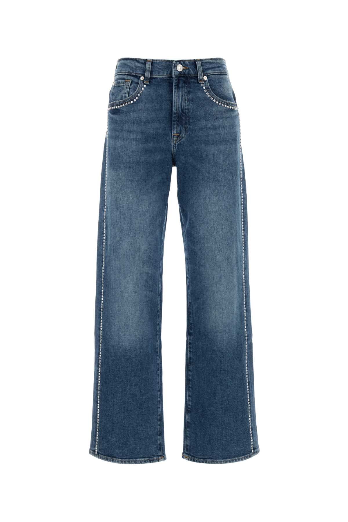Seven For All Mankind Borchia Jeans — Blue by Seven For All Mankind