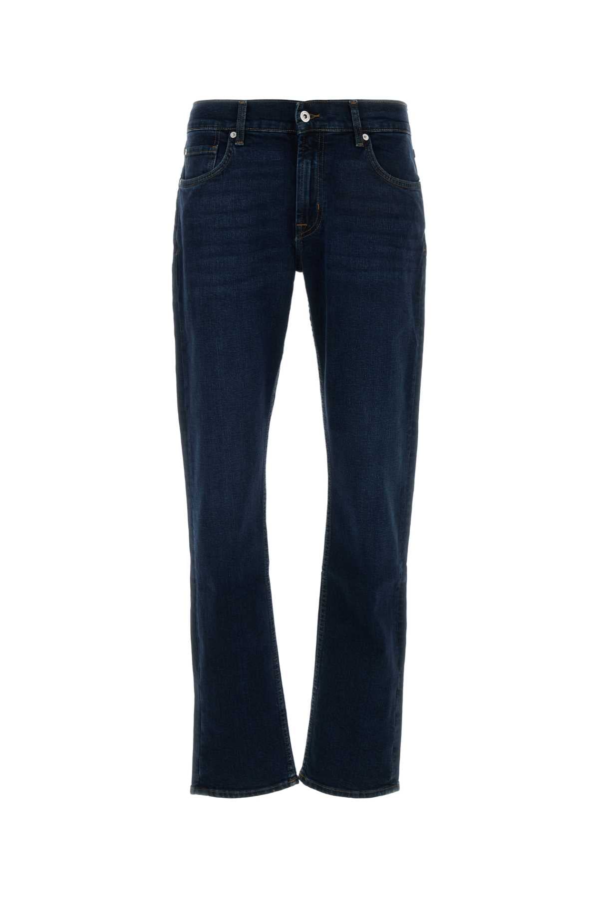 Seven For All Mankind Straight Jeans — Navy by Seven For All Mankind
