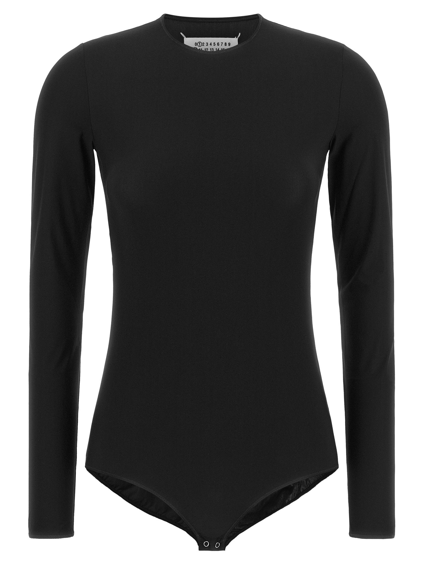 Maison Margiela Technical Stretch Jersey Bodysuit — Black - 38 IT by Maison Margiela