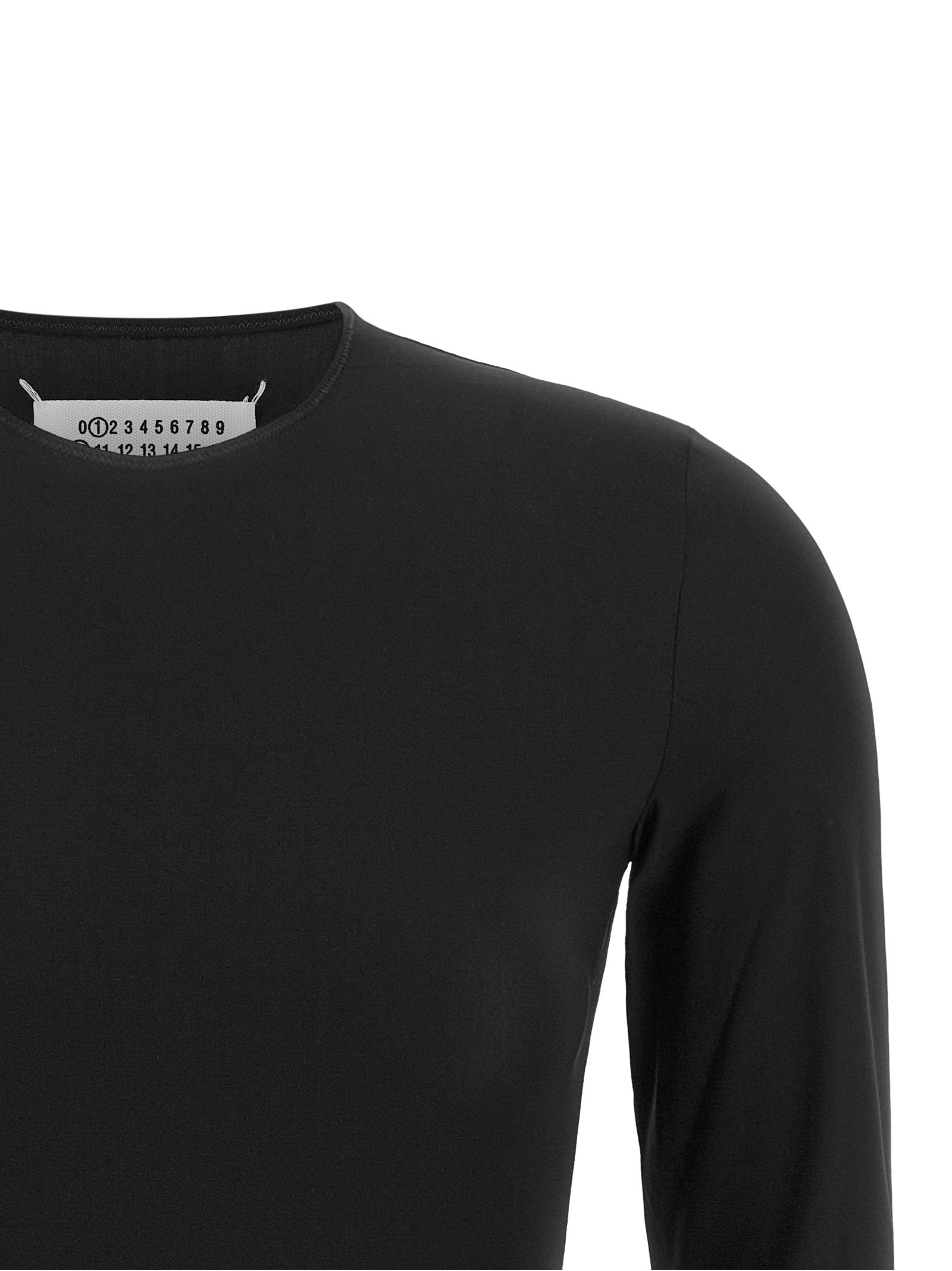 Maison Margiela Technical Stretch Jersey Bodysuit — Black - 38 IT, view 3