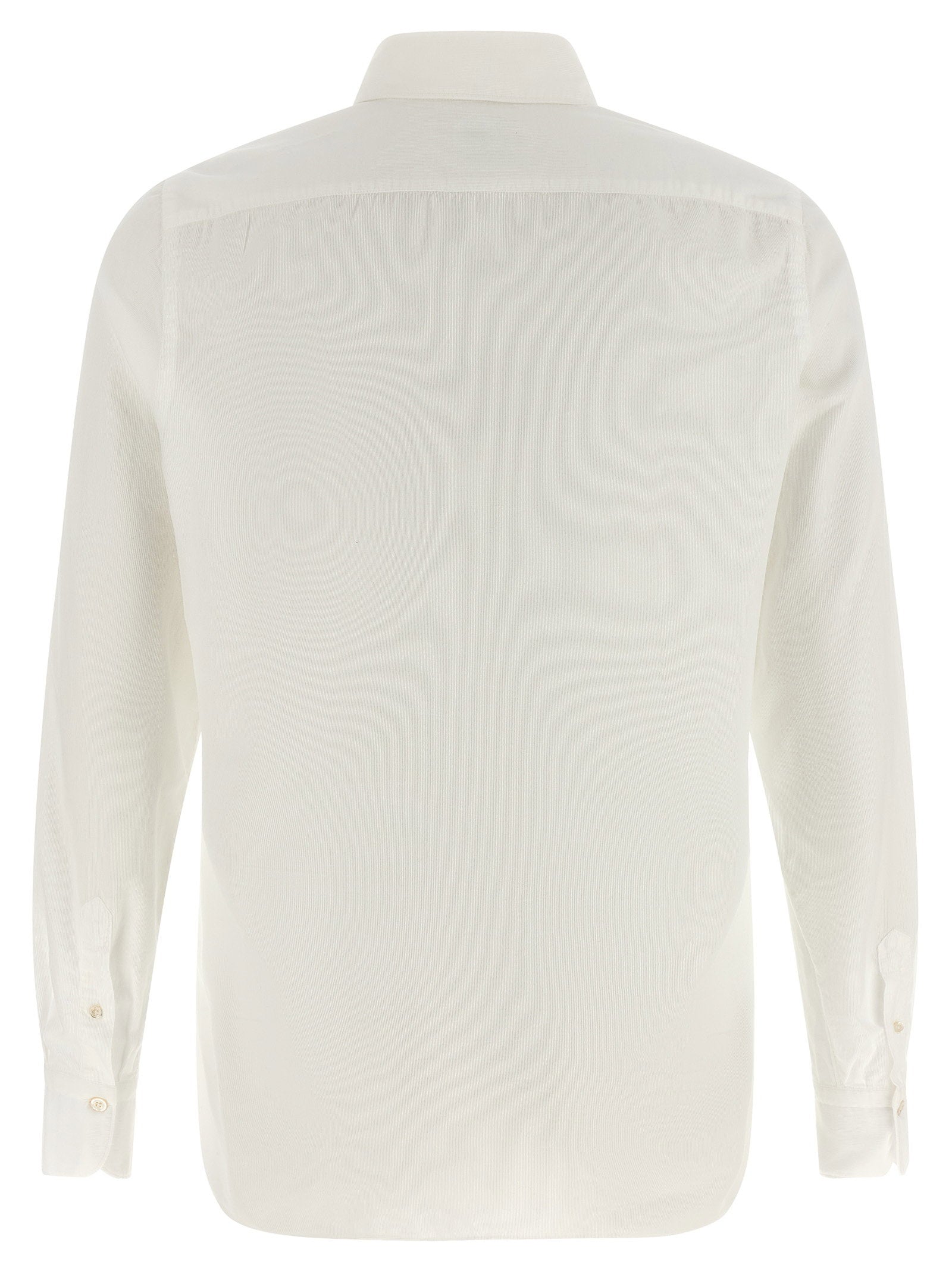 Finamore Gaeta Shirt — cream, view 2