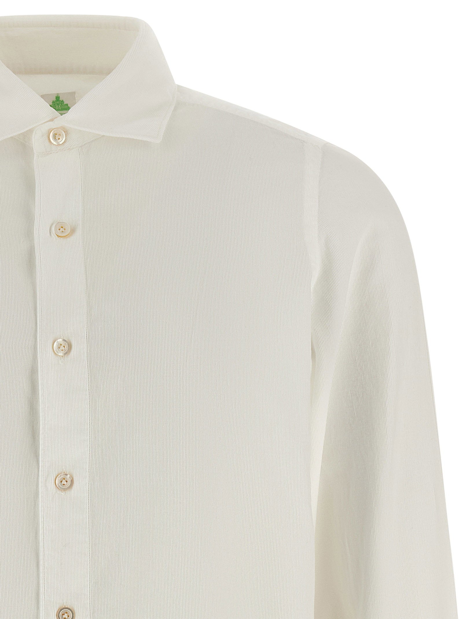 Finamore Gaeta Shirt — cream, view 3