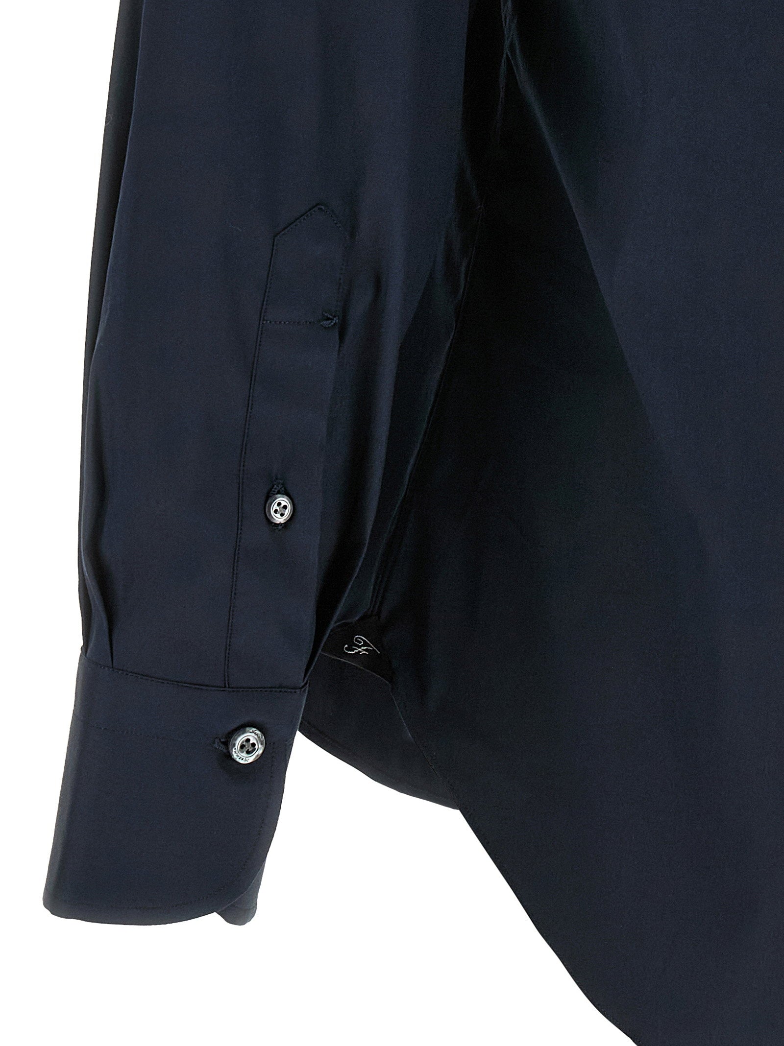 Finamore Napoli Shirt — Navy, view 4