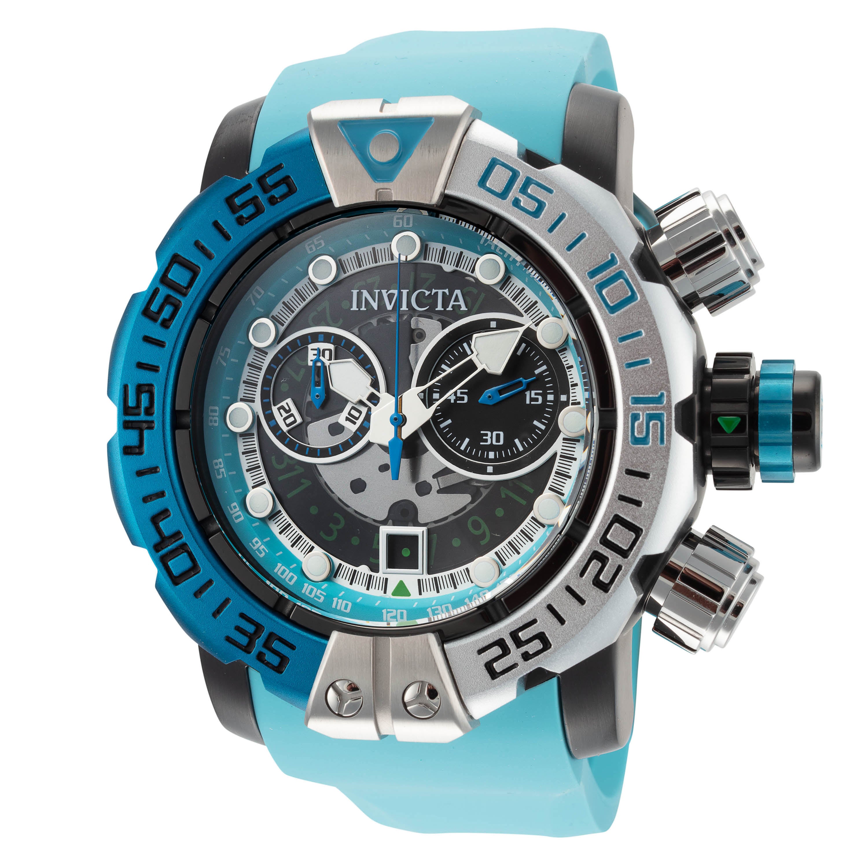 Preloved - Invicta 57mm Quartz Chronograph Watch — Blue by Preloved - Invicta