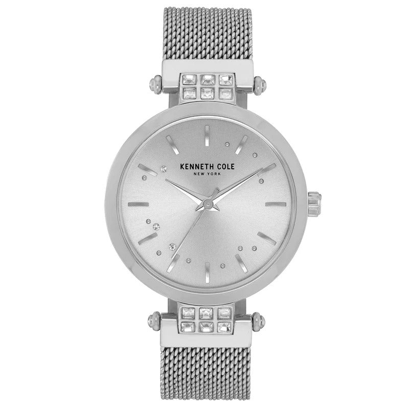 Preloved - Kenneth Cole 34mm Quartz Watch — Silver by Preloved - Kenneth Cole