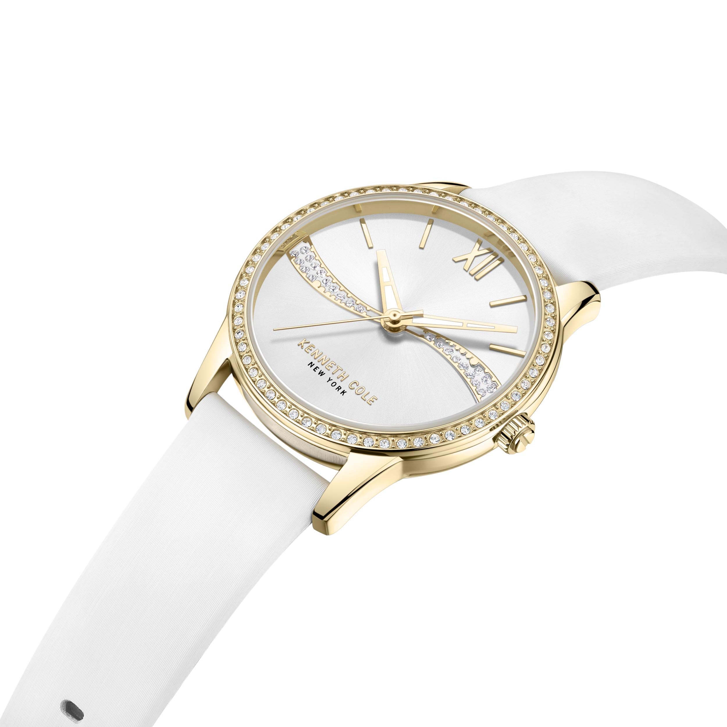 Preloved - Kenneth Cole Crystal-Embellished Quartz Watch — Gold, view 3