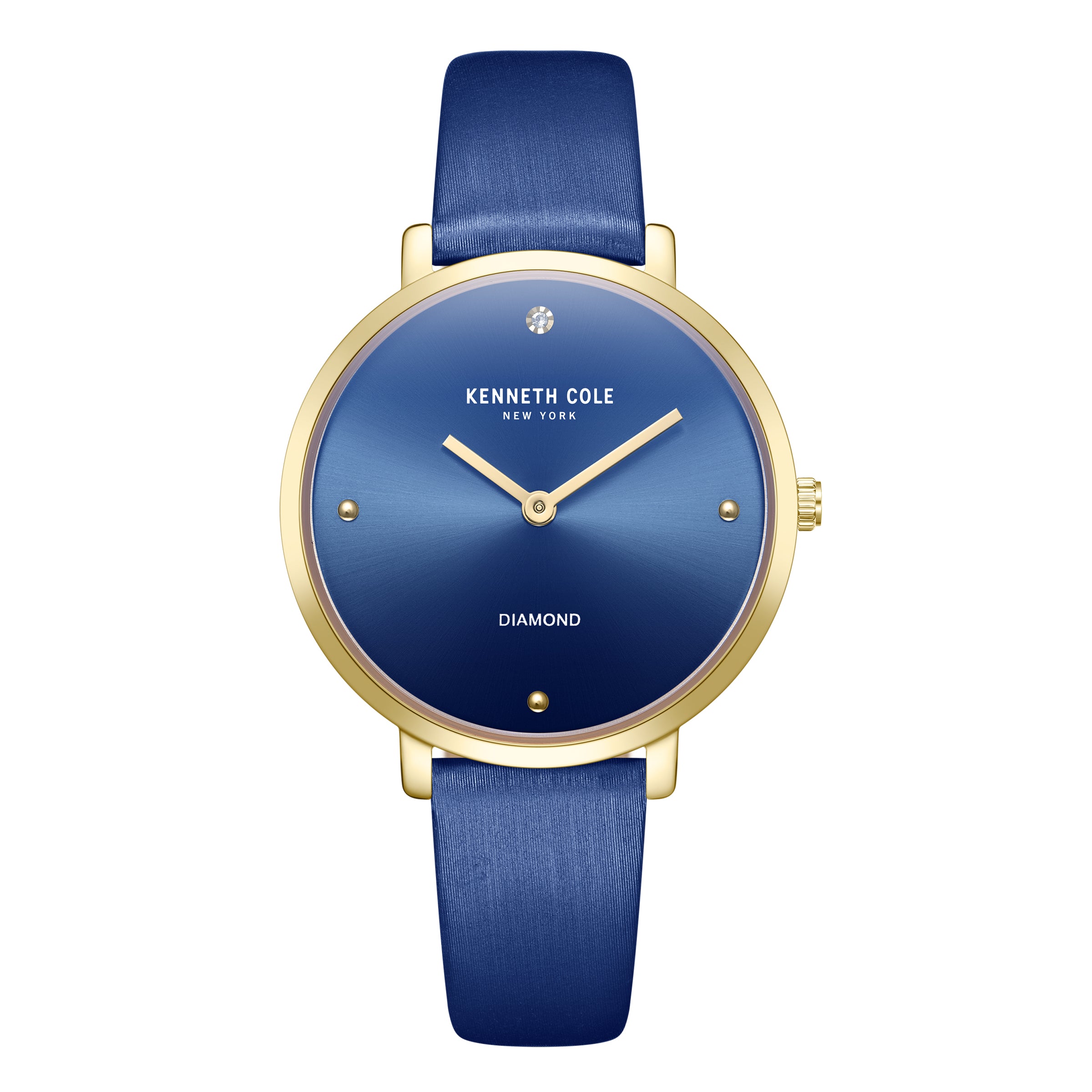 Preloved - Kenneth Cole Diamond Watch — Blue by Preloved - Kenneth Cole