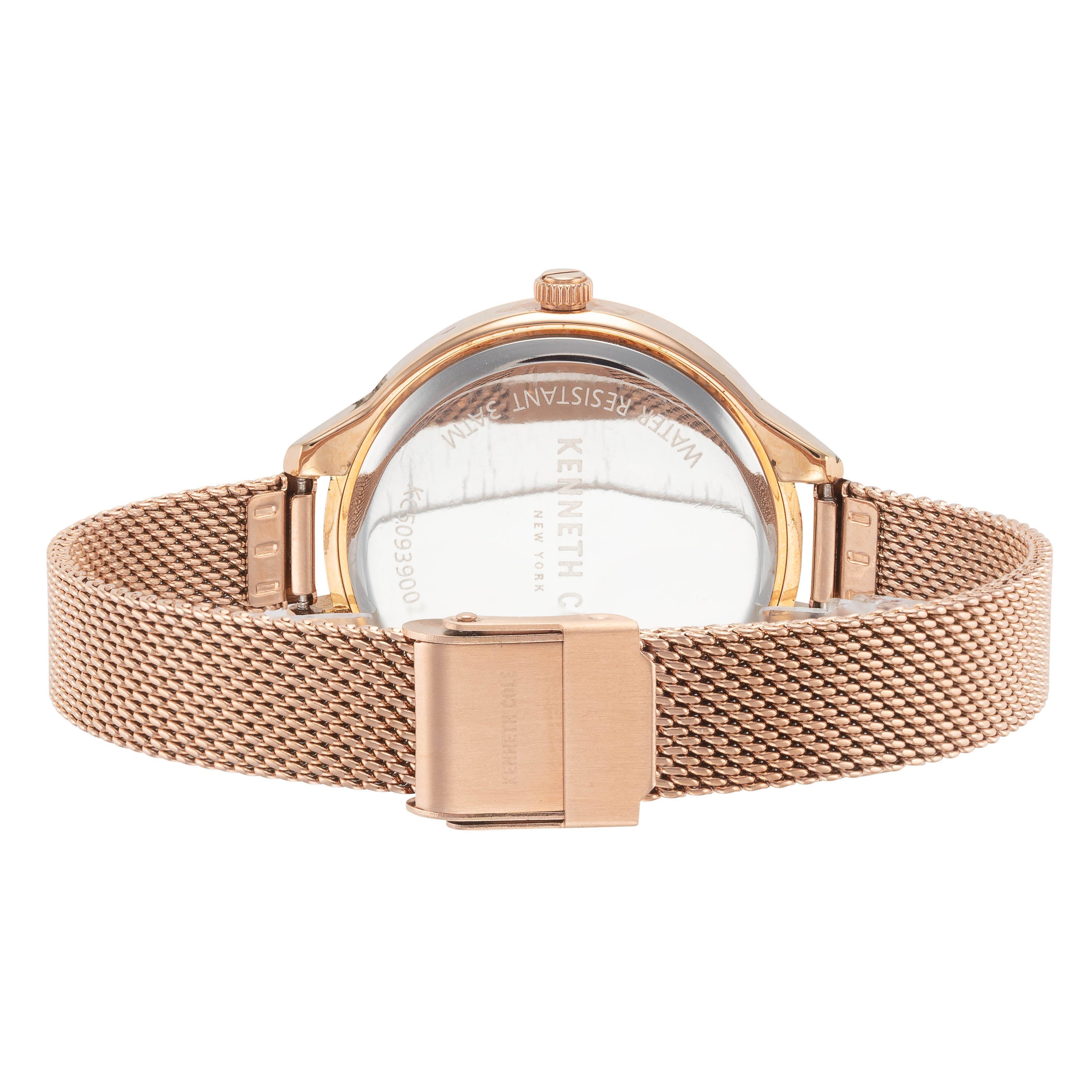 Preloved - Kenneth Cole Crystal-Set Quartz Watch — Rose gold, view 3