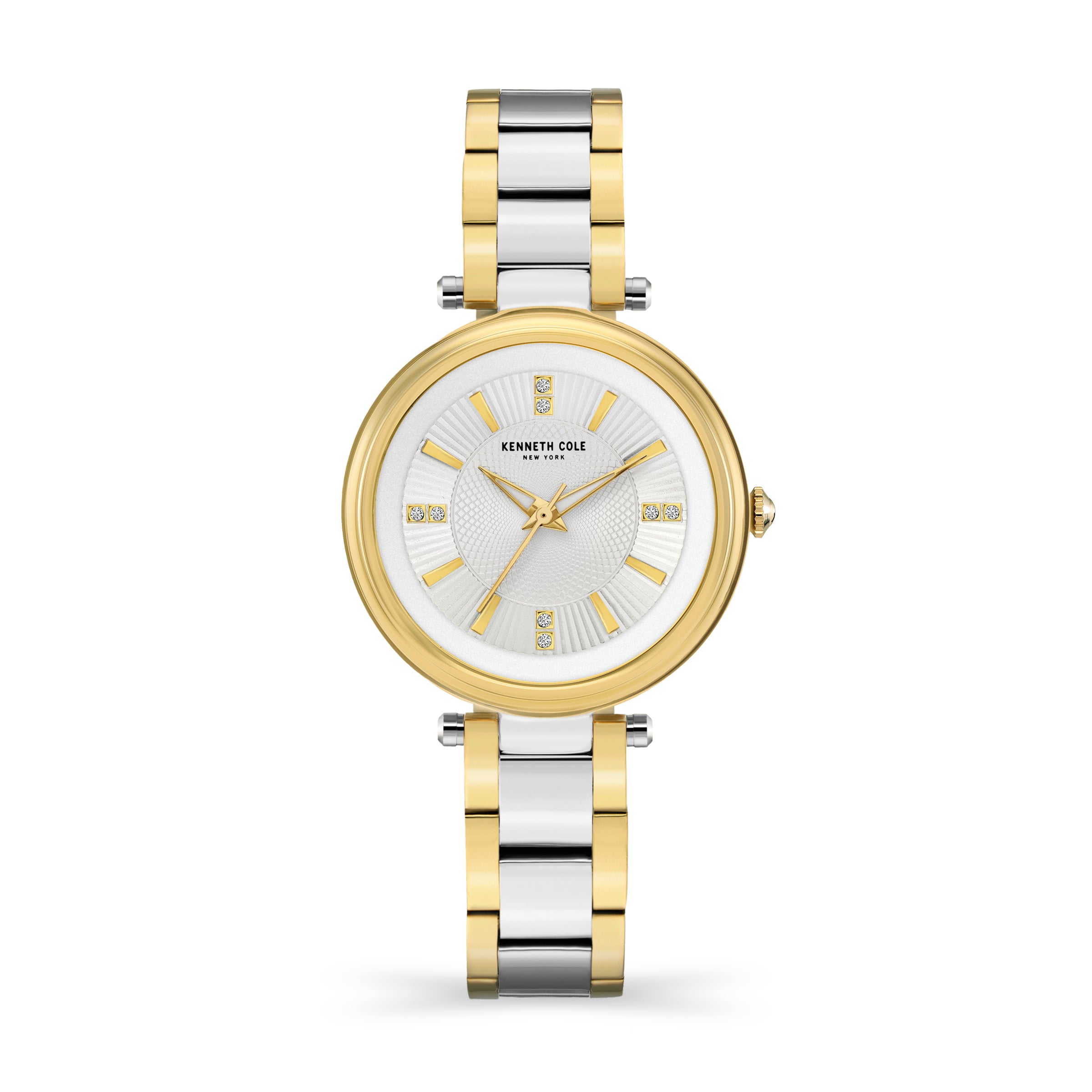 Preloved - Kenneth Cole Two-Tone Quartz Watch — Gold by Preloved - Kenneth Cole