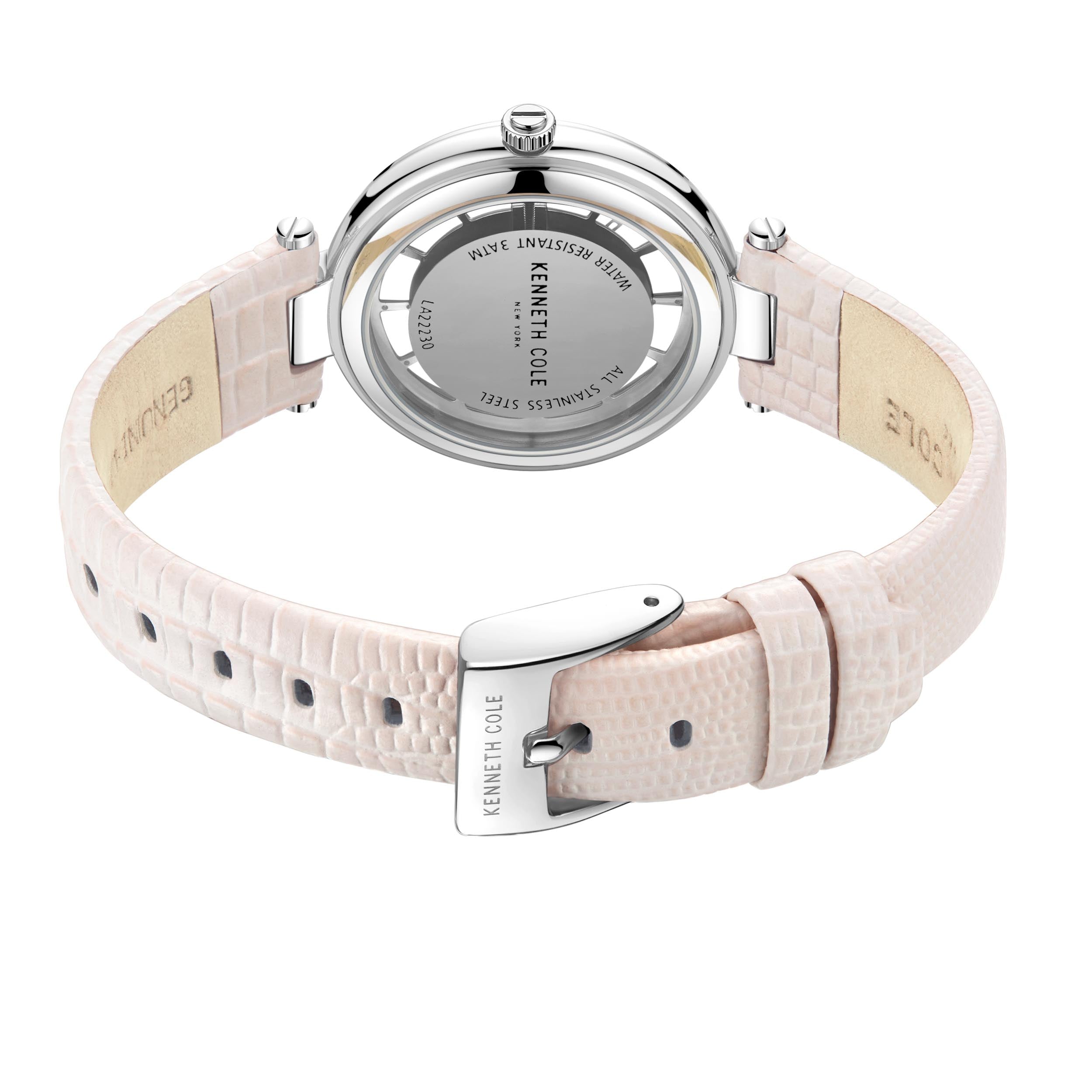 Preloved - Kenneth Cole Crystal-Embellished Quartz Watch — White, view 2