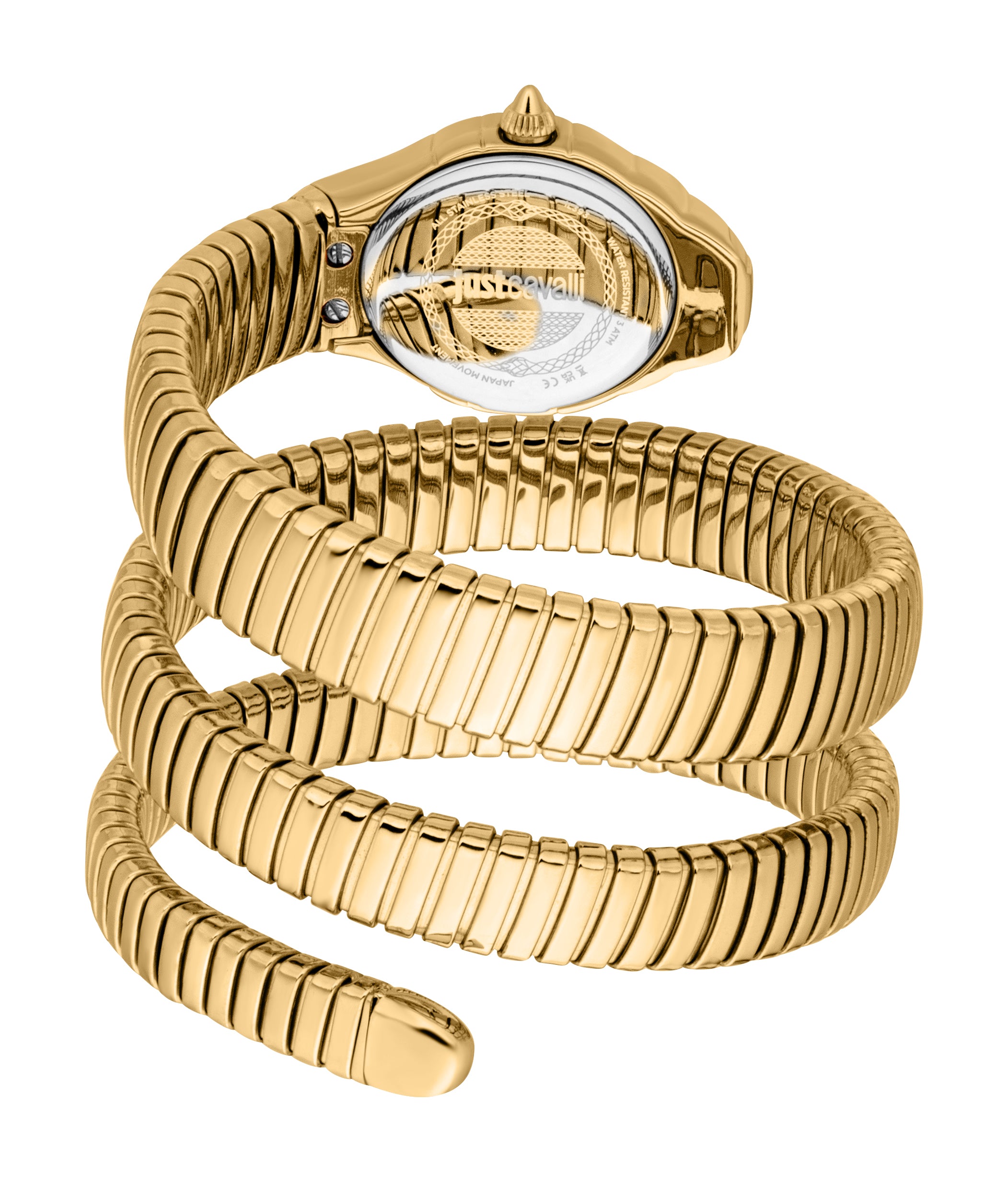 Preloved - Just Cavalli Gold-Tone Coiled Bracelet Watch — Gold, view 2