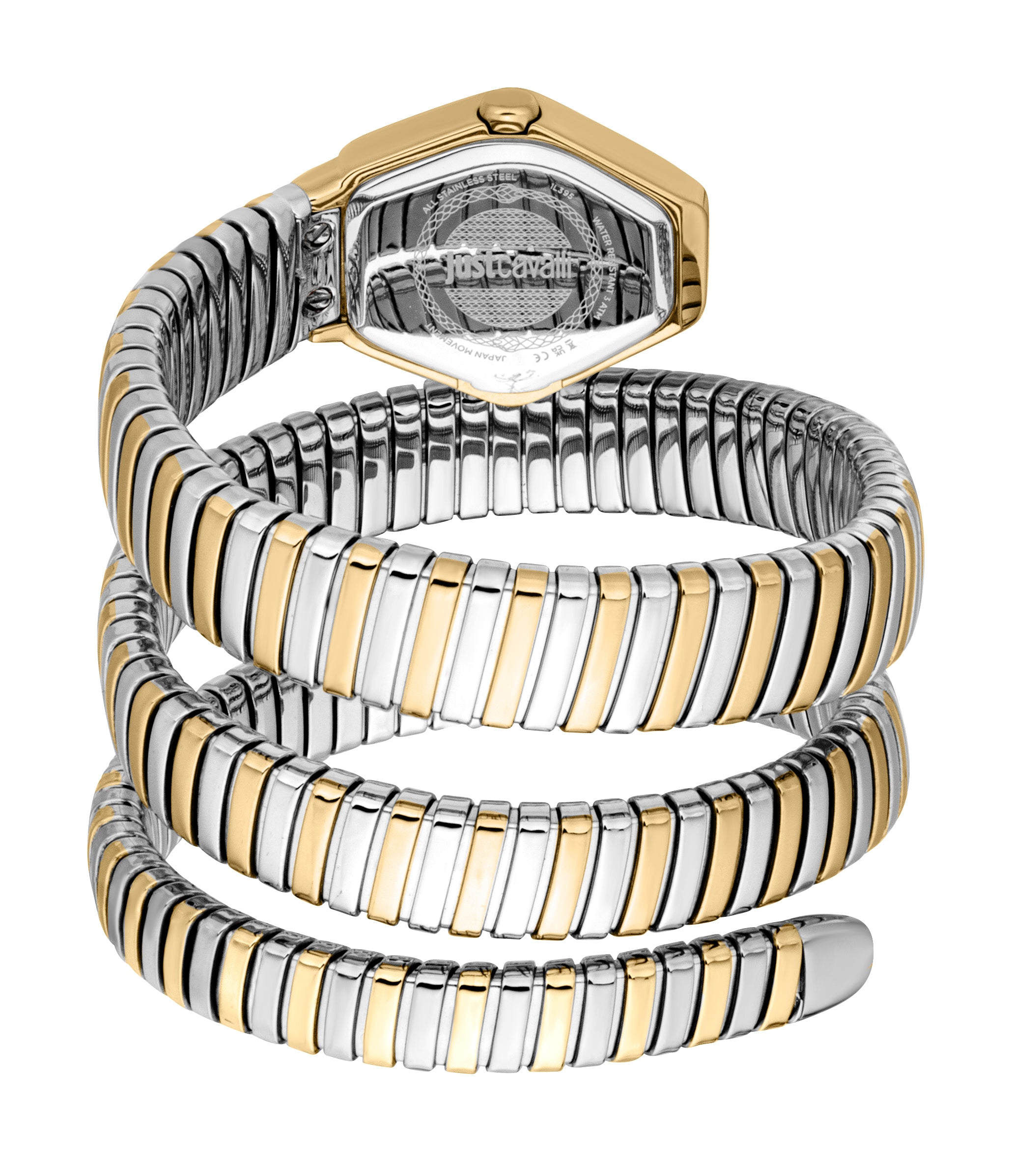 Preloved - Just Cavalli Two-Tone Snake Watch — Gold, view 2