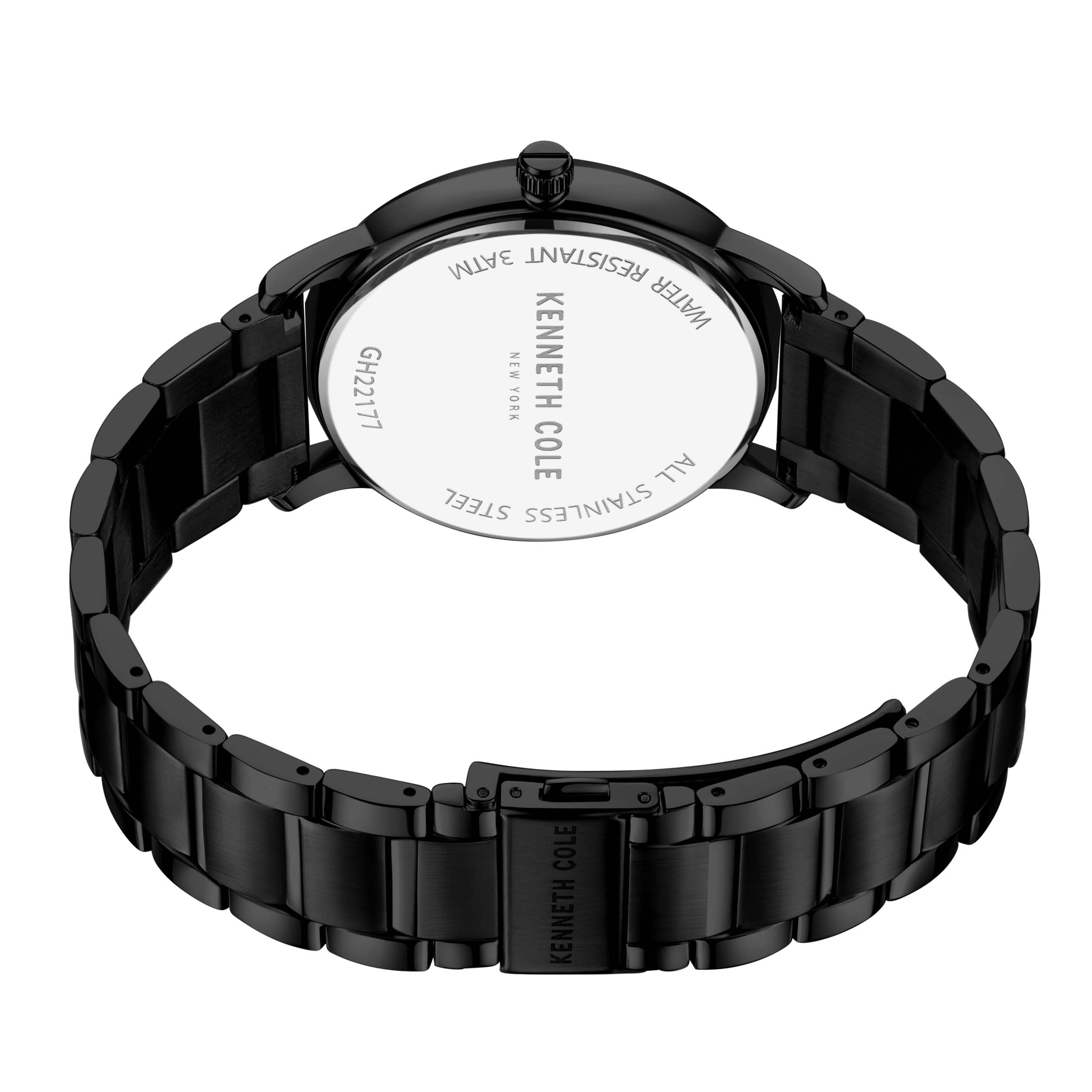 Preloved - Kenneth Cole Quartz Movement Watch — Black, view 2