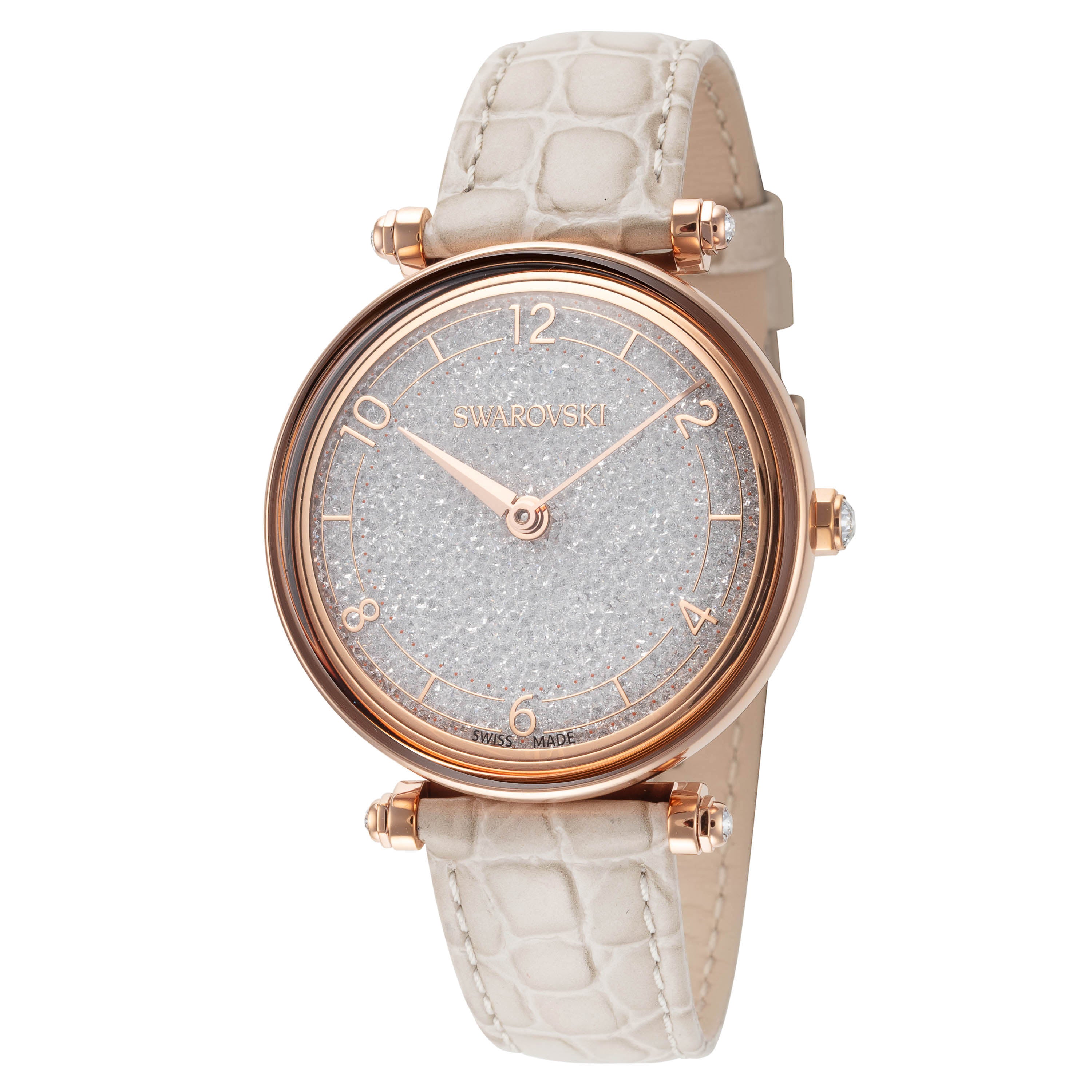 Preloved - Swarovski Crystal-Embellished Quartz Watch — Rose gold by Preloved - Swarovski