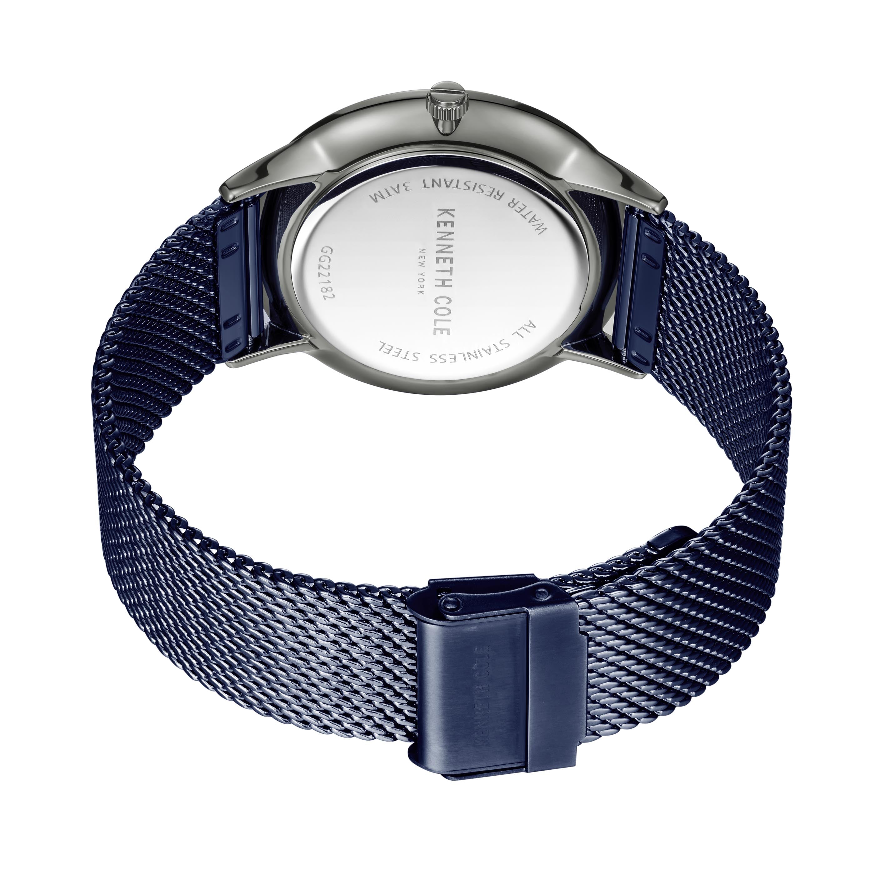 Preloved - Kenneth Cole Minimalist 42mm Quartz Watch — Blue, view 2