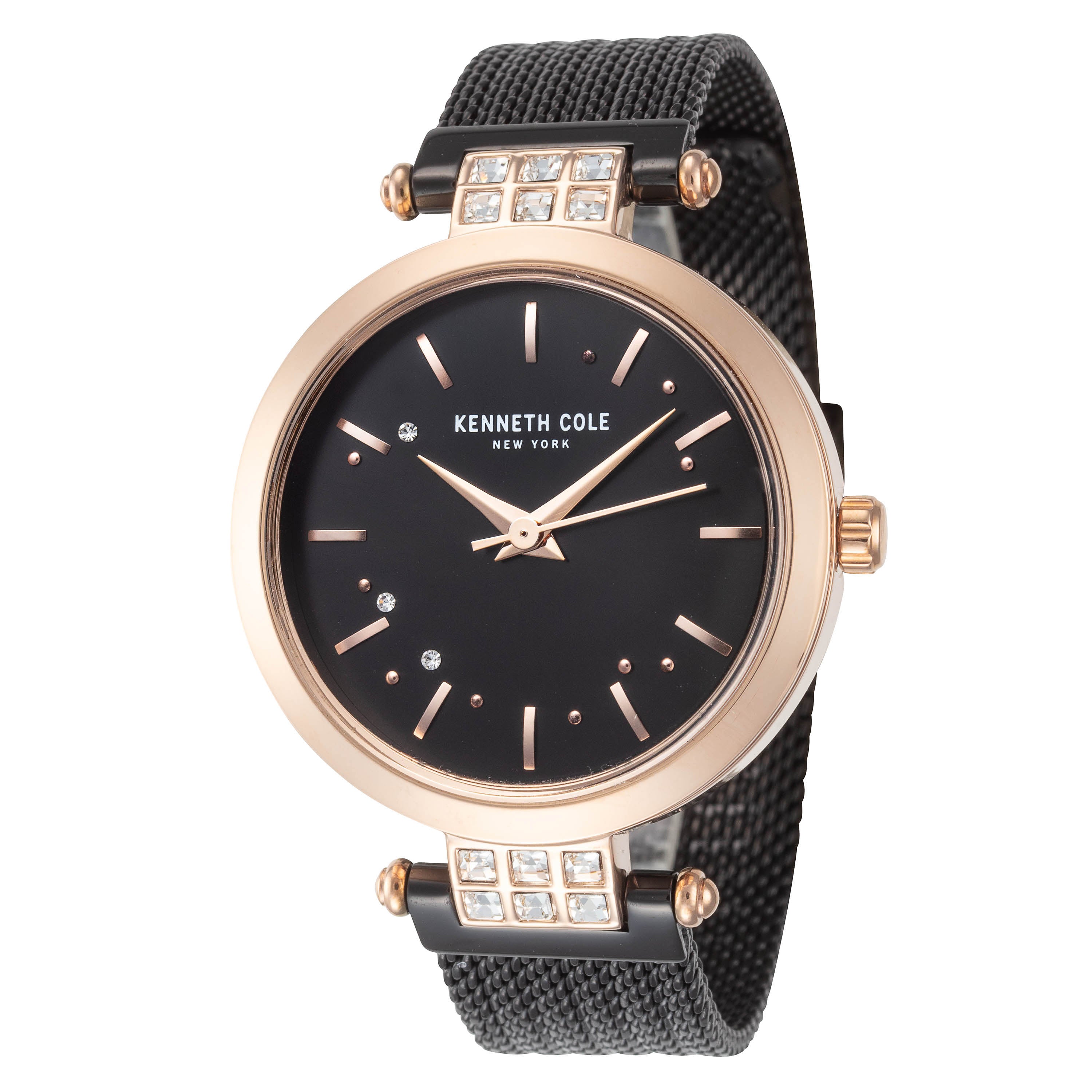 Preloved - Kenneth Cole Rose Gold & Mesh Watch — Rose gold by Preloved - Kenneth Cole