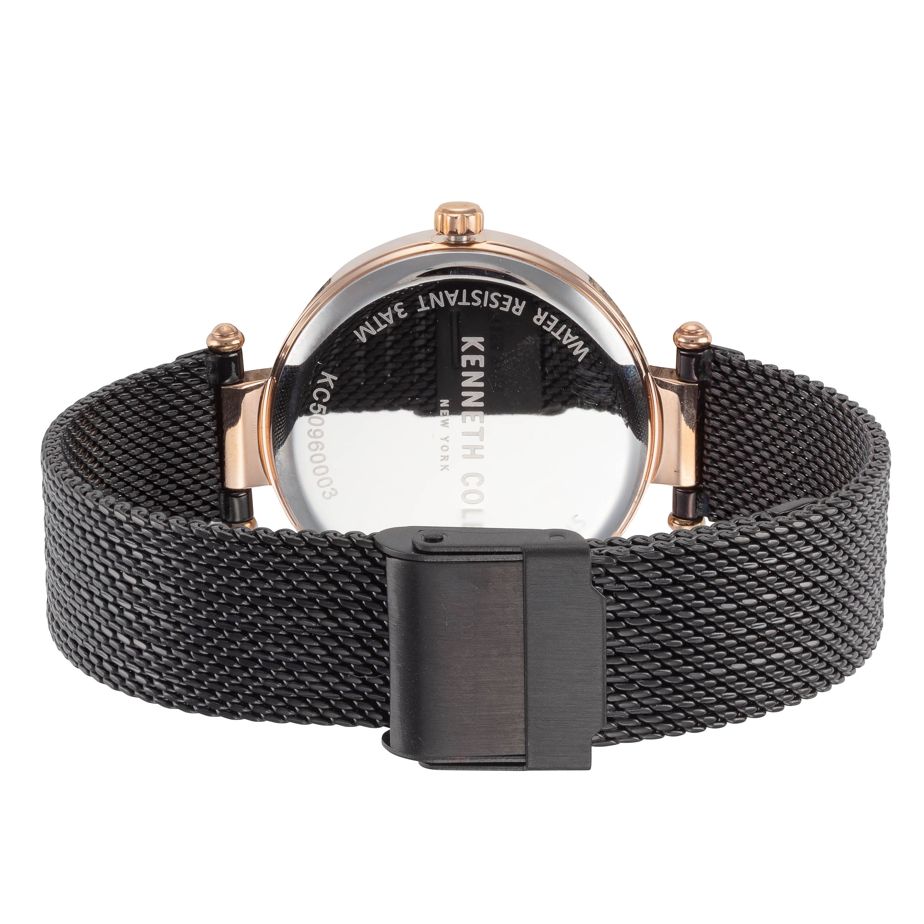 Preloved - Kenneth Cole Rose Gold & Mesh Watch — Rose gold, view 3