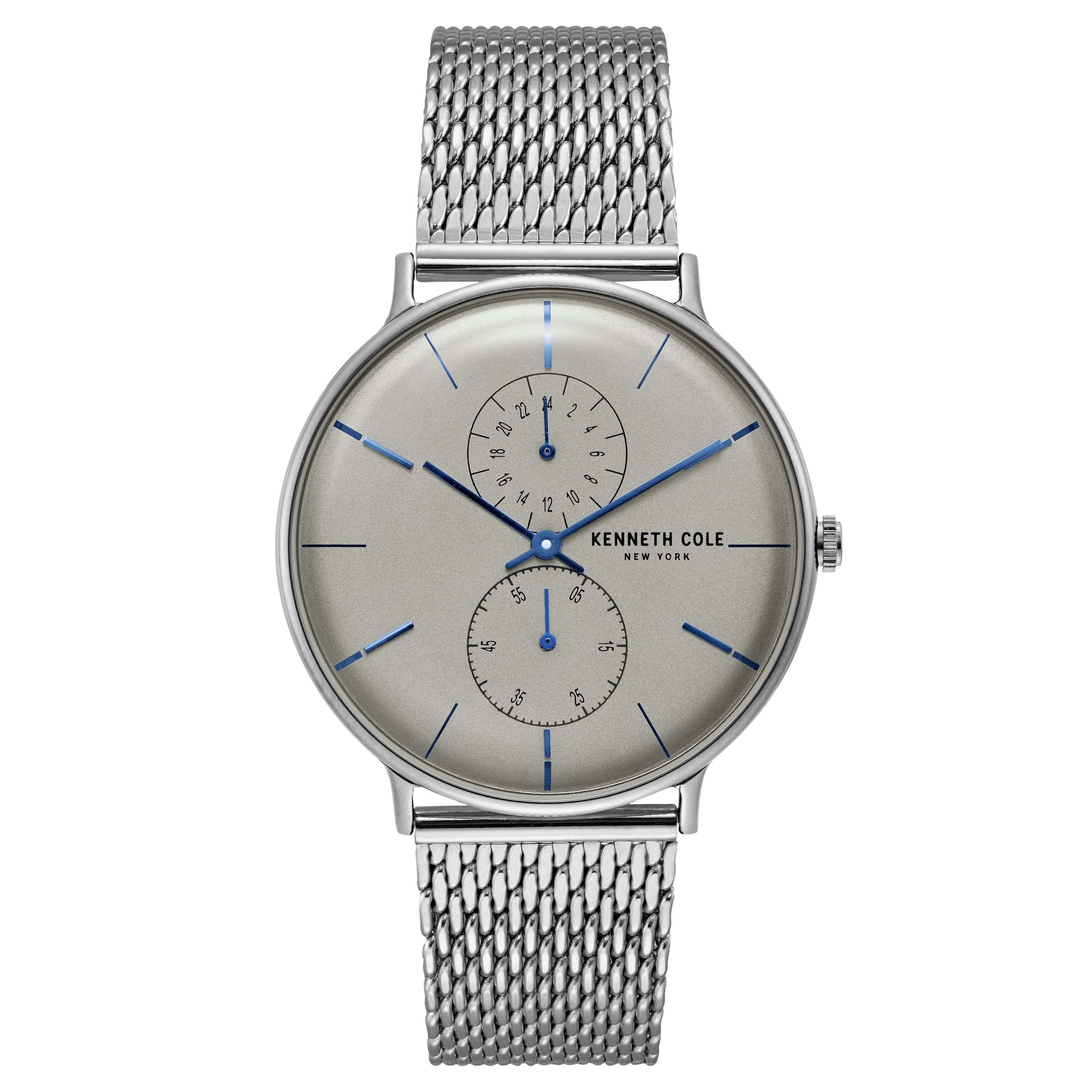 Preloved - Kenneth Cole Dual Subdial Quartz Watch — Gray by Preloved - Kenneth Cole