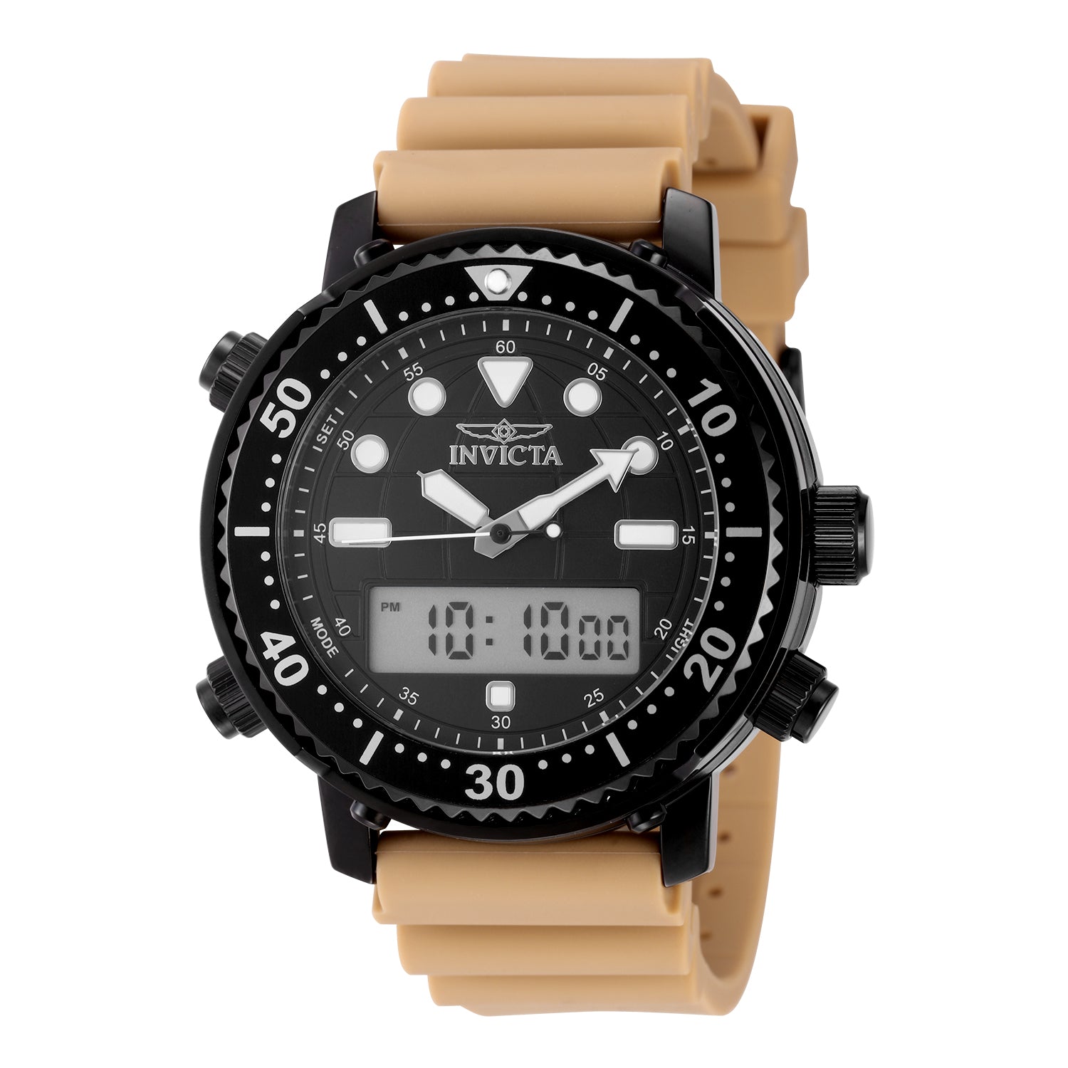Preloved - Invicta Digital Chronograph Watch — Black by Preloved - Invicta
