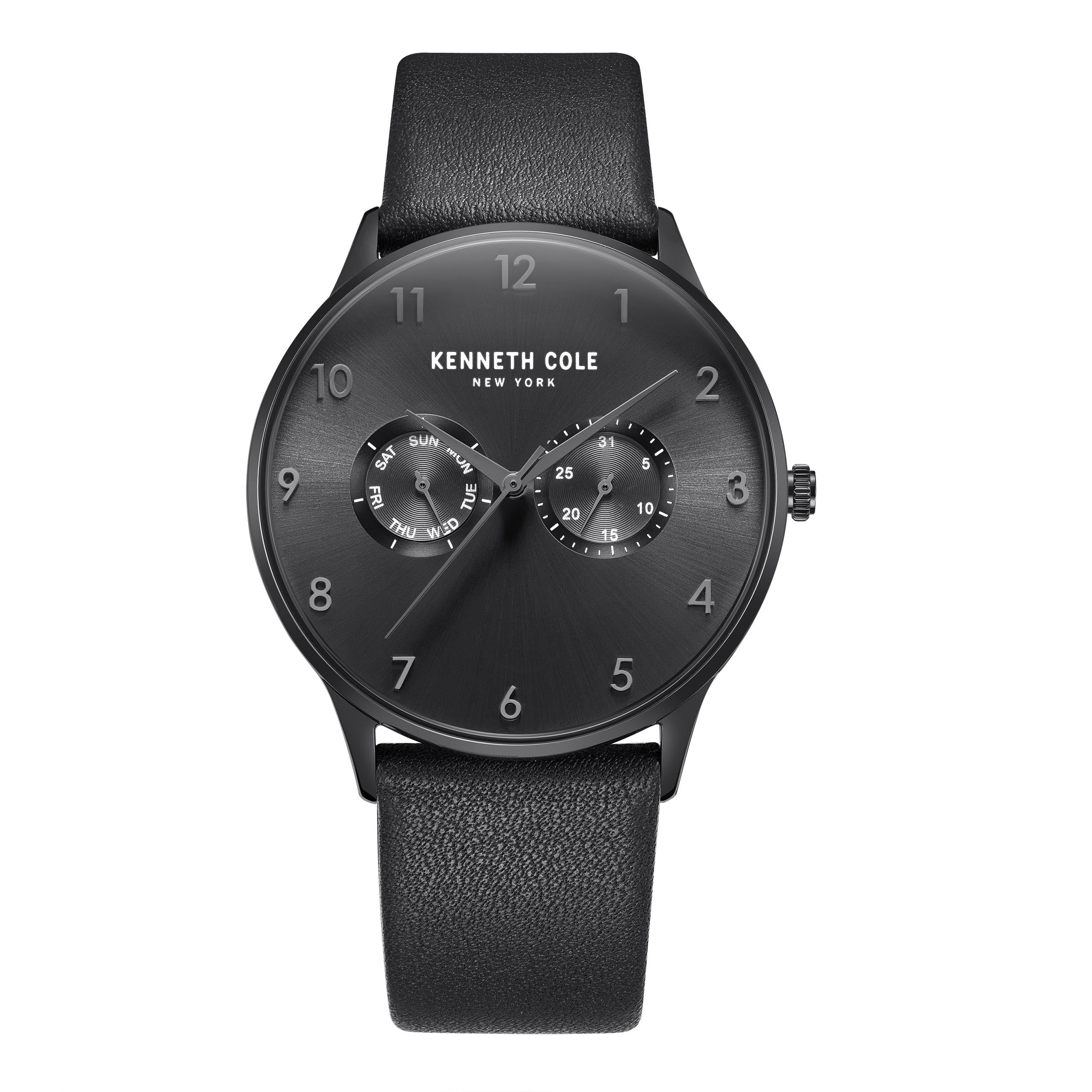 Preloved - Kenneth Cole Dual Subdial Quartz Watch — Black by Preloved - Kenneth Cole