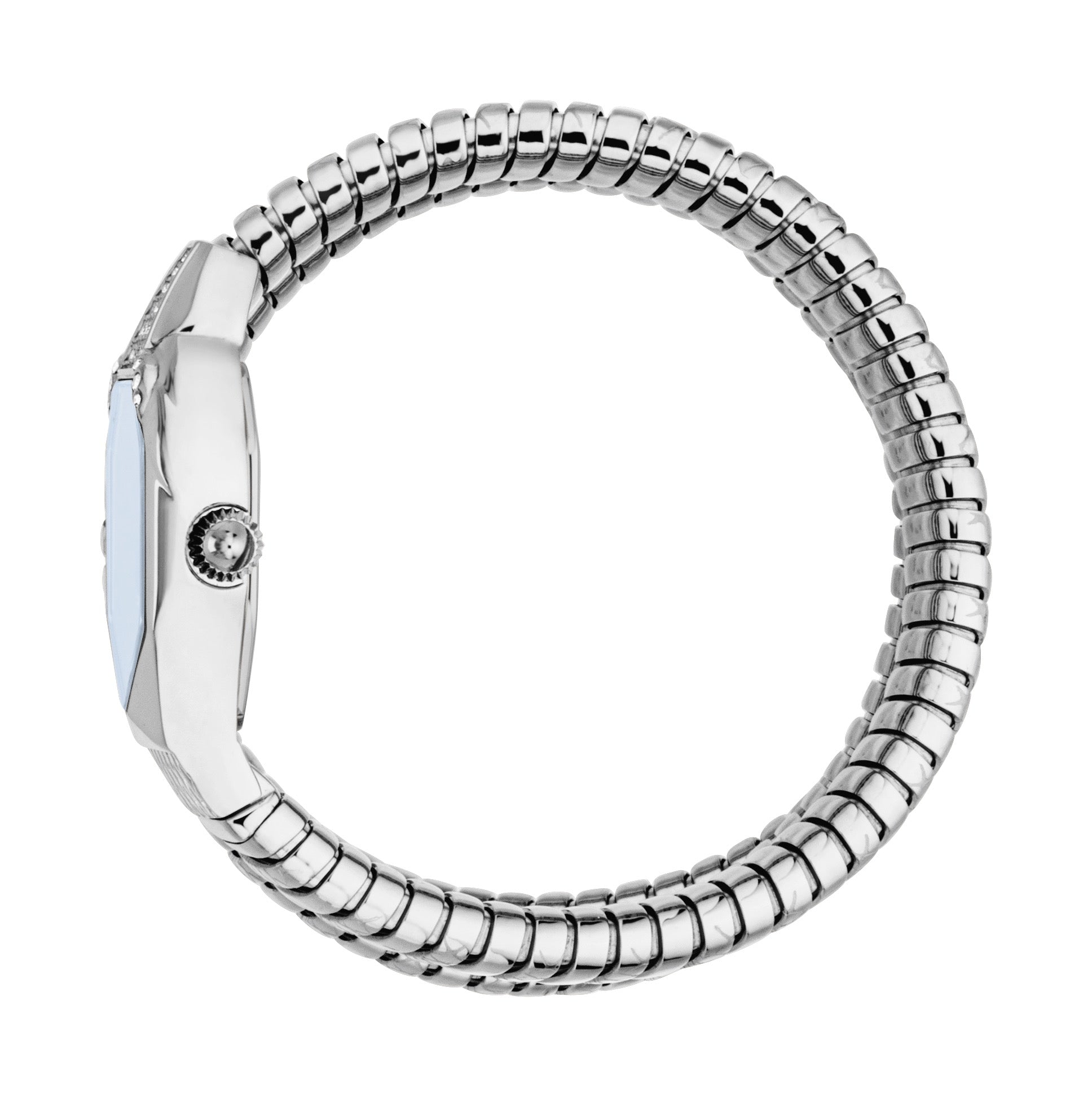 Preloved - Just Cavalli Snake-Wrapped Quartz Watch — Silver, view 2