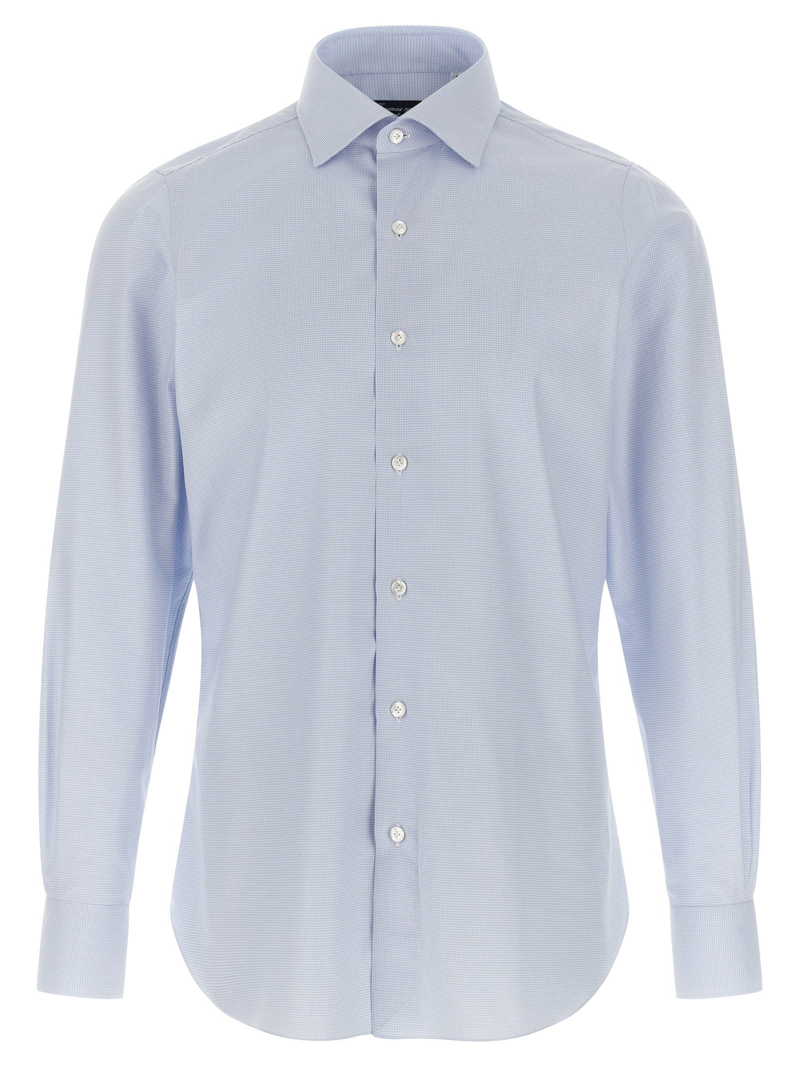 Finamore Napoli Shirt — light blue by Finamore