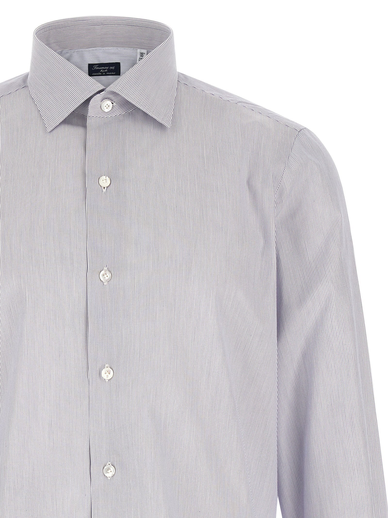 Finamore Napoli Shirt — Lavender, view 3
