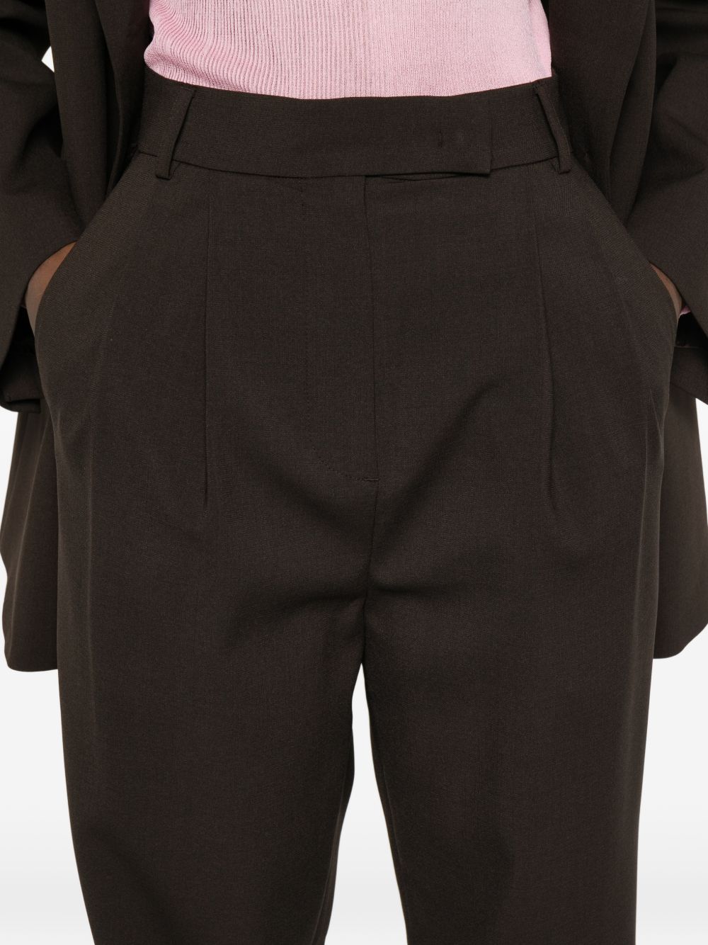 032C Bea Trousers — Brown, view 5