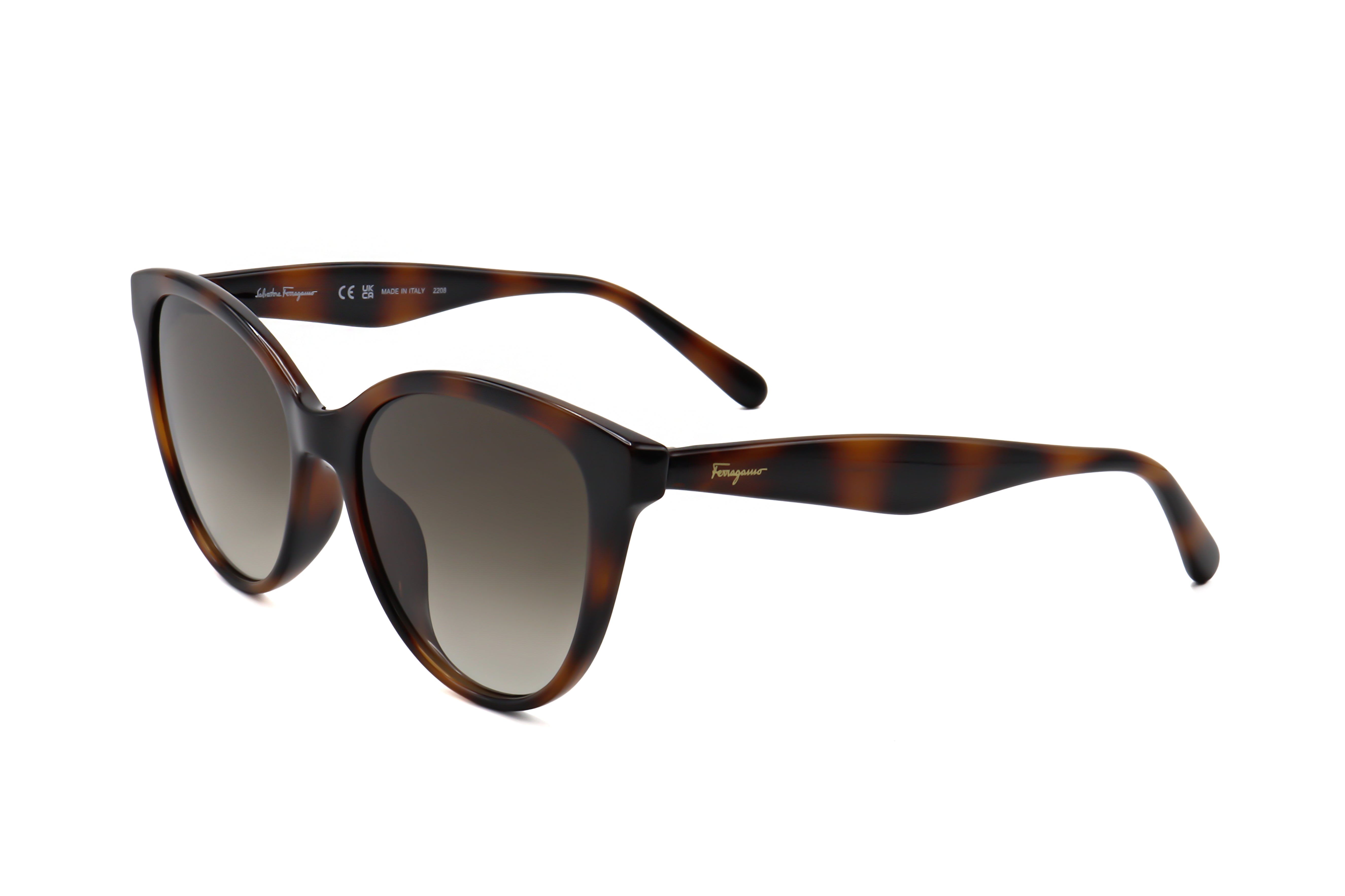 Preloved - Ferragamo SF1073S240 Sunglasses — Brown by Preloved - Ferragamo