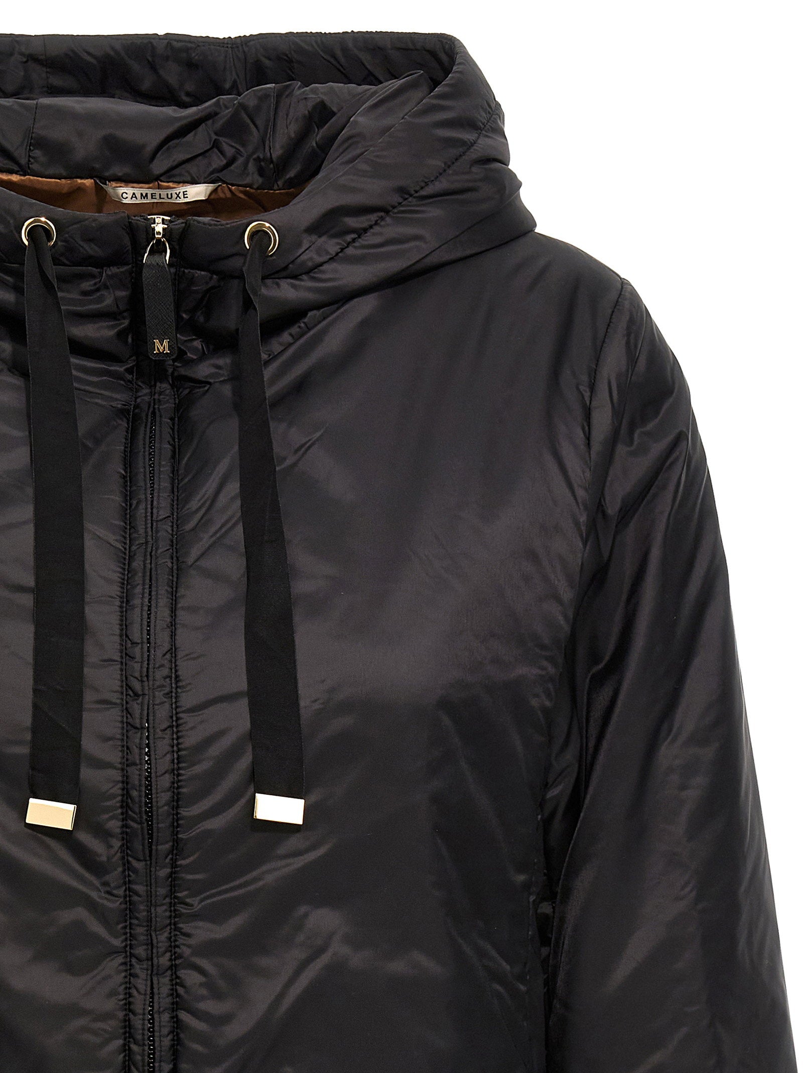 Max Mara The Cube Greenh Down Jacket — Black, view 3