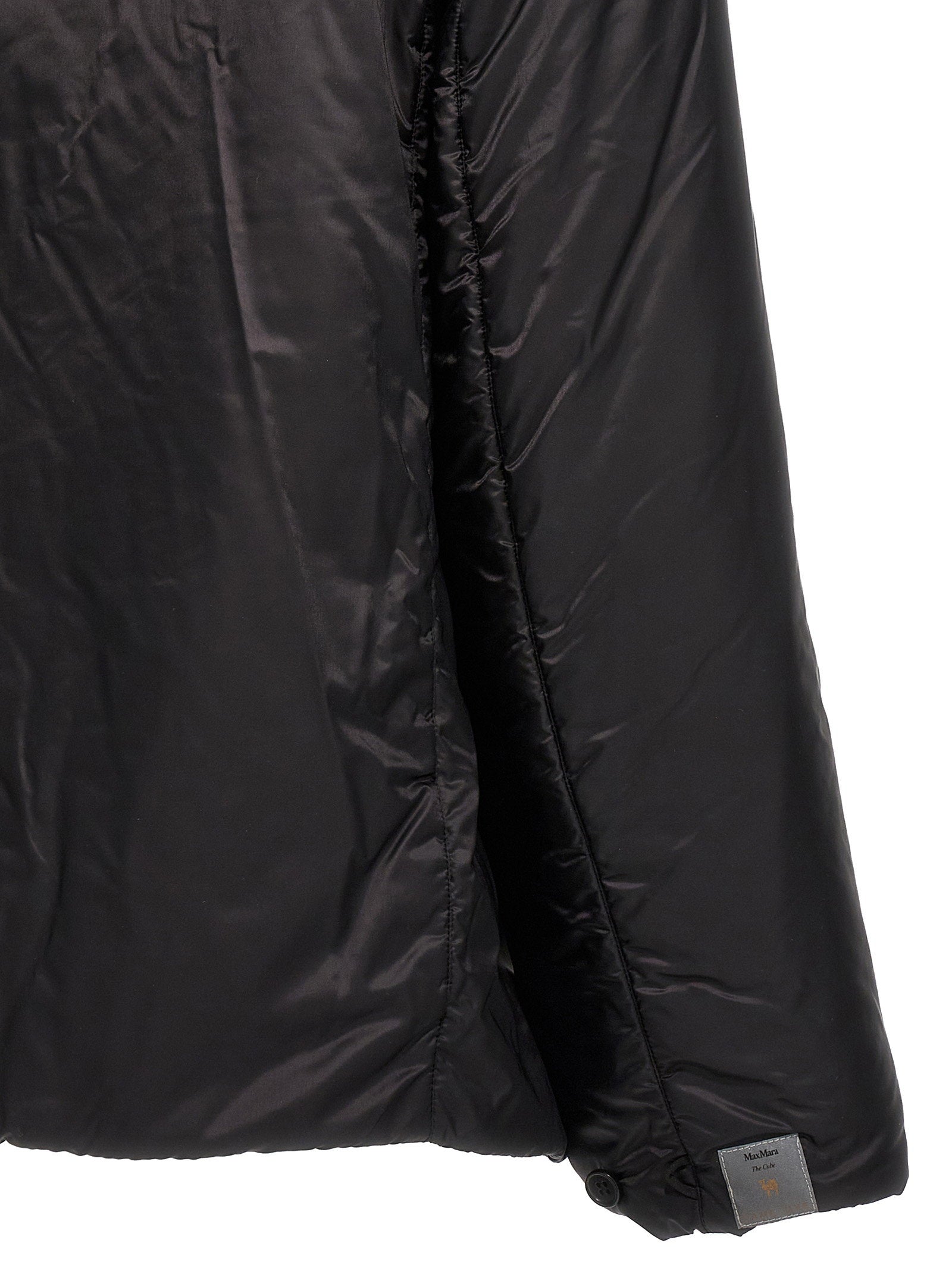 Max Mara The Cube Greenh Down Jacket — Black, view 4