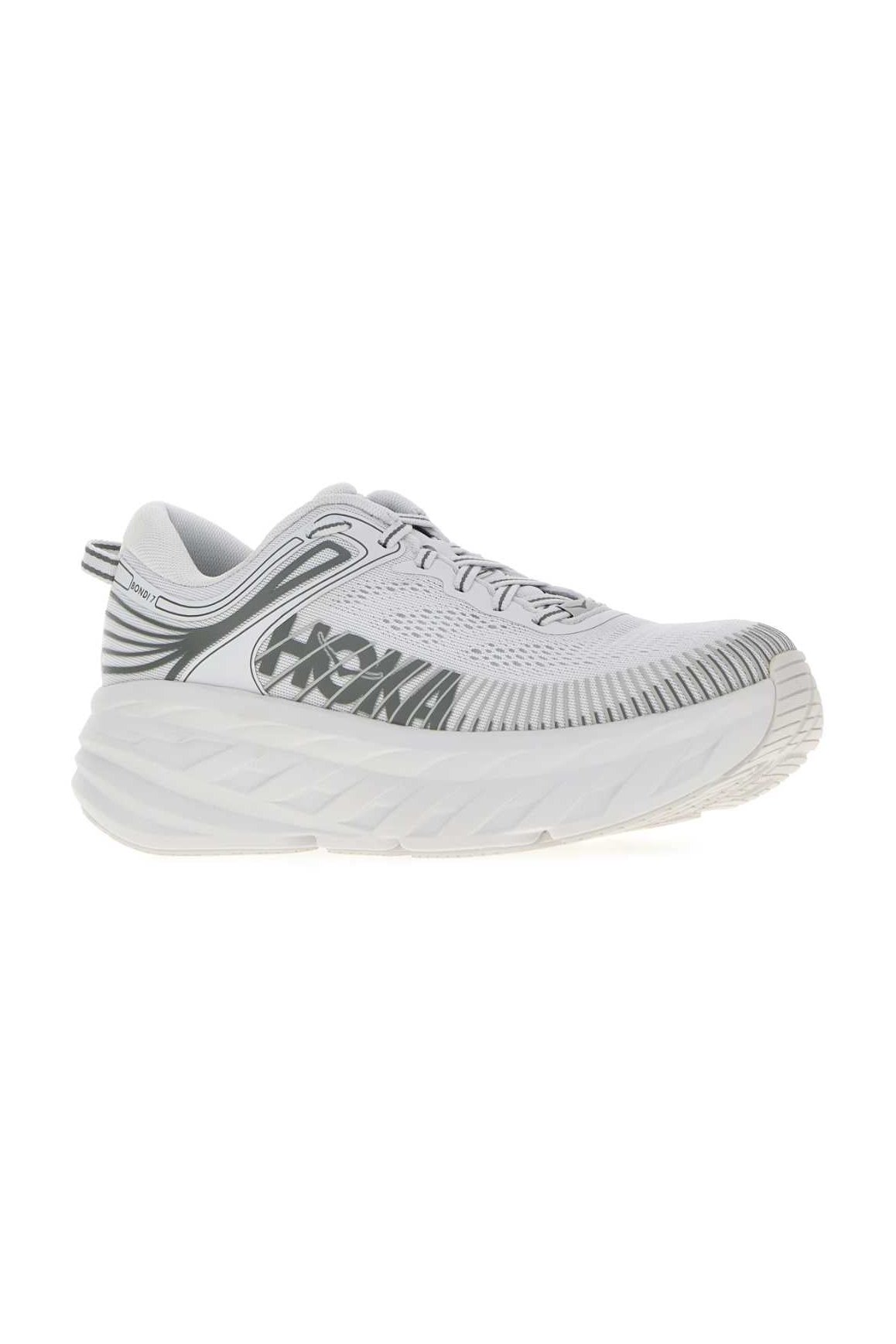 Hoka One One Bondi 7 Sneakers — Gray, view 2